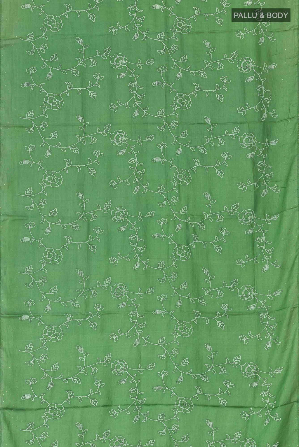 Green Tussar Saree