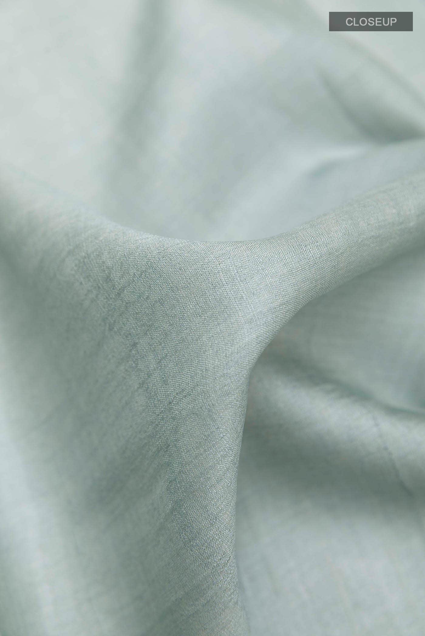 Blue Grey Tussar Saree