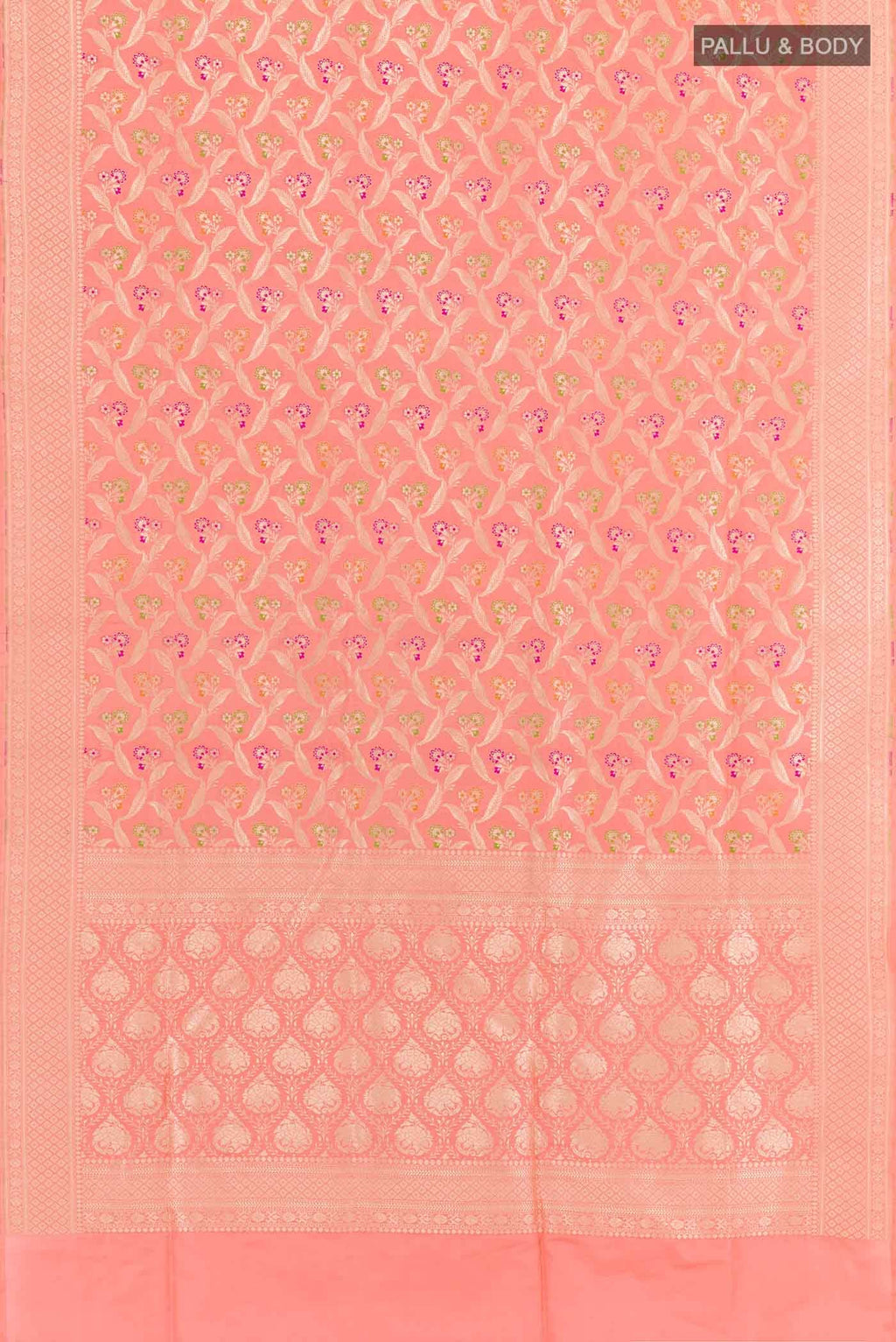 Pink Banarasi Silk Saree