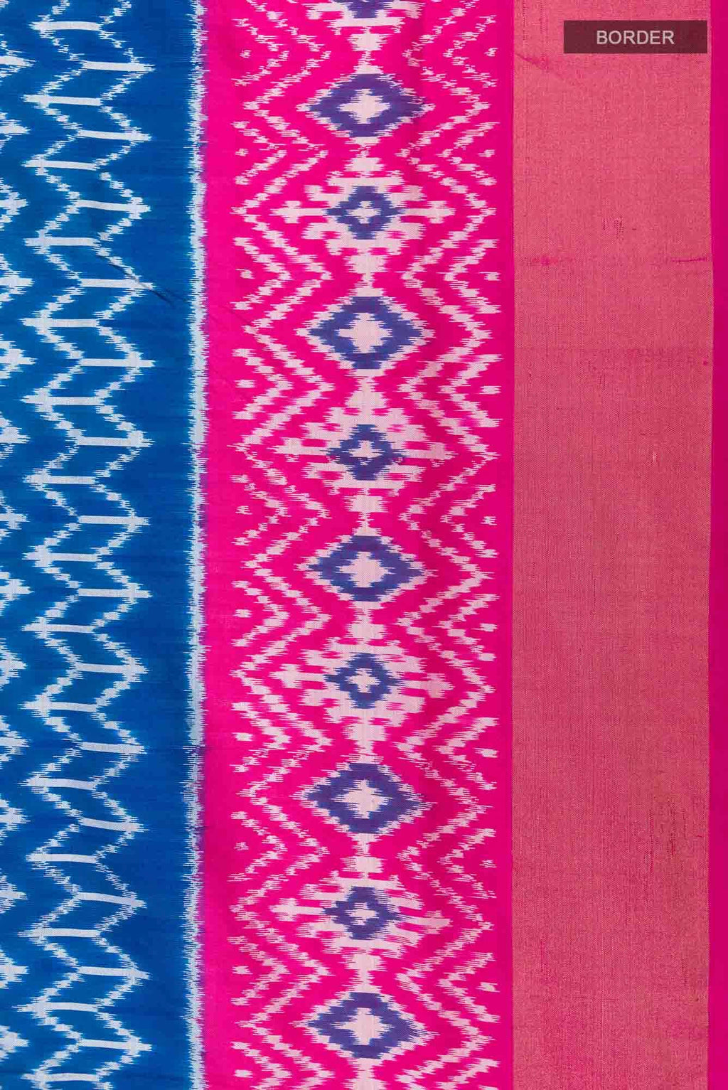 Blue Pochampally Silk Saree