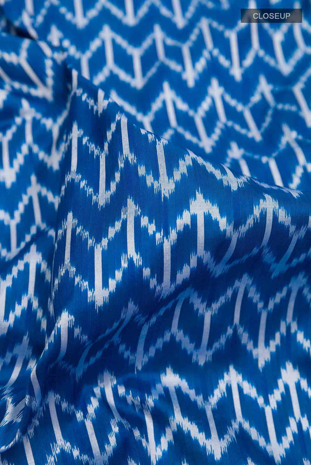 Blue Pochampally Silk Saree
