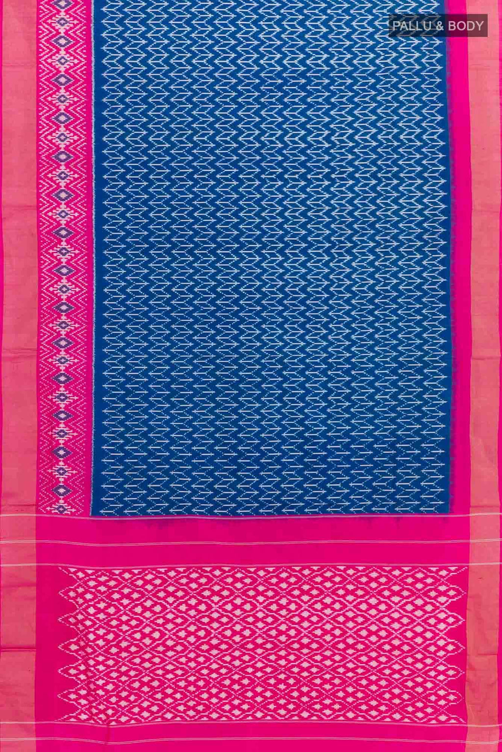 Blue Pochampally Silk Saree