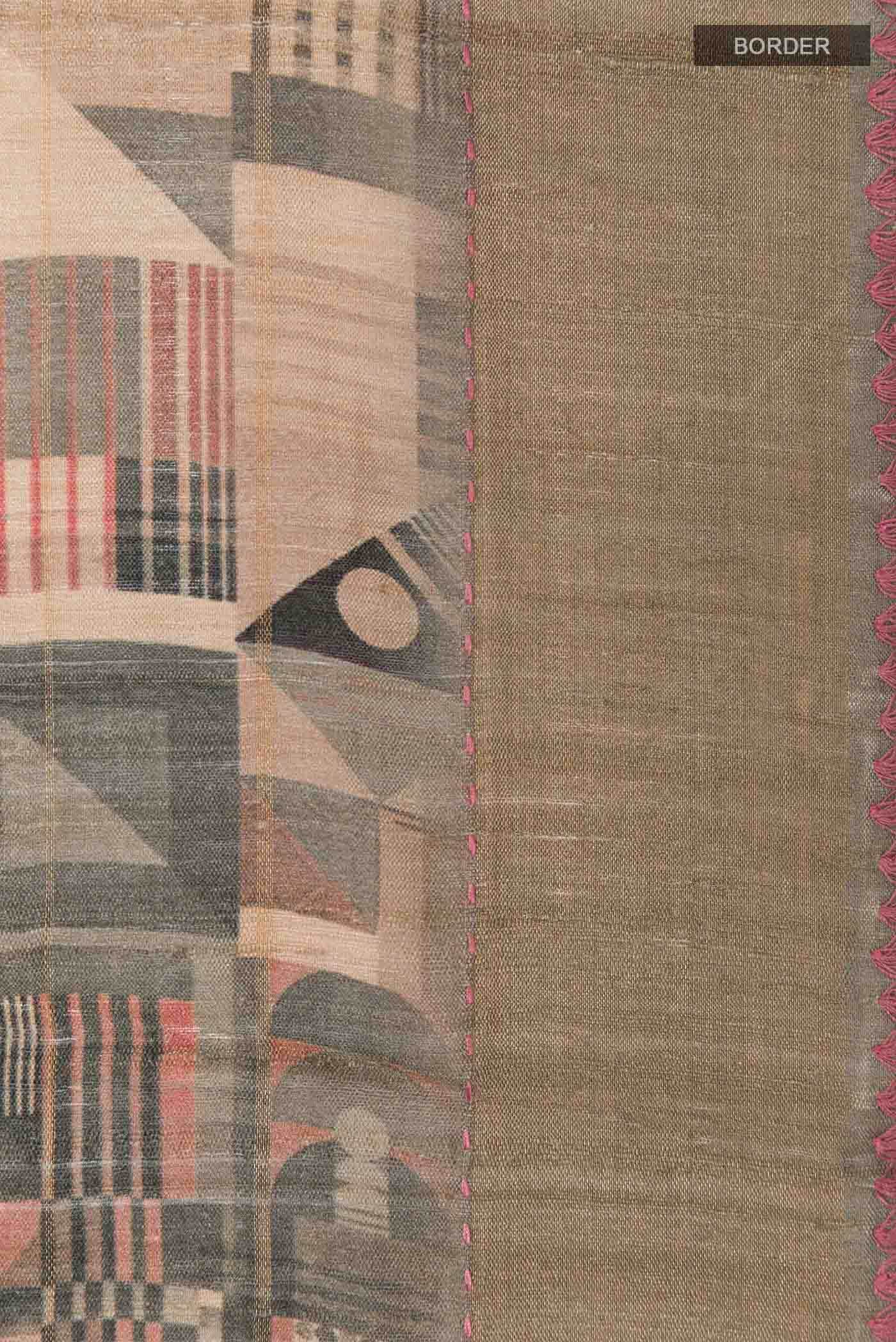 Multi Tussar Saree