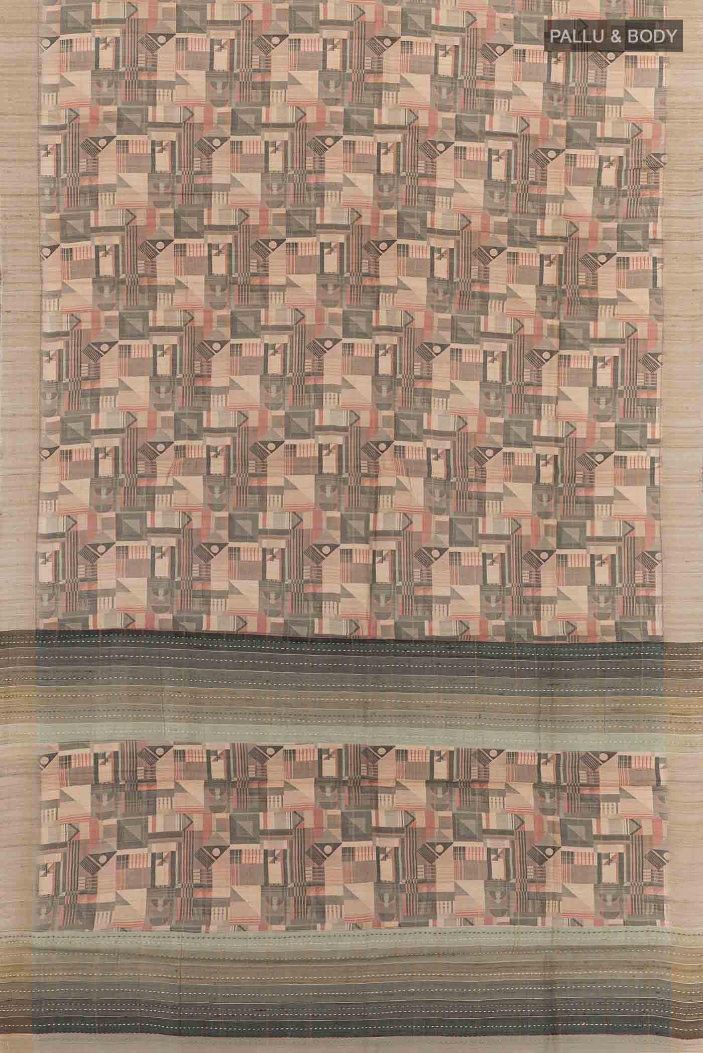 Multi Tussar Saree