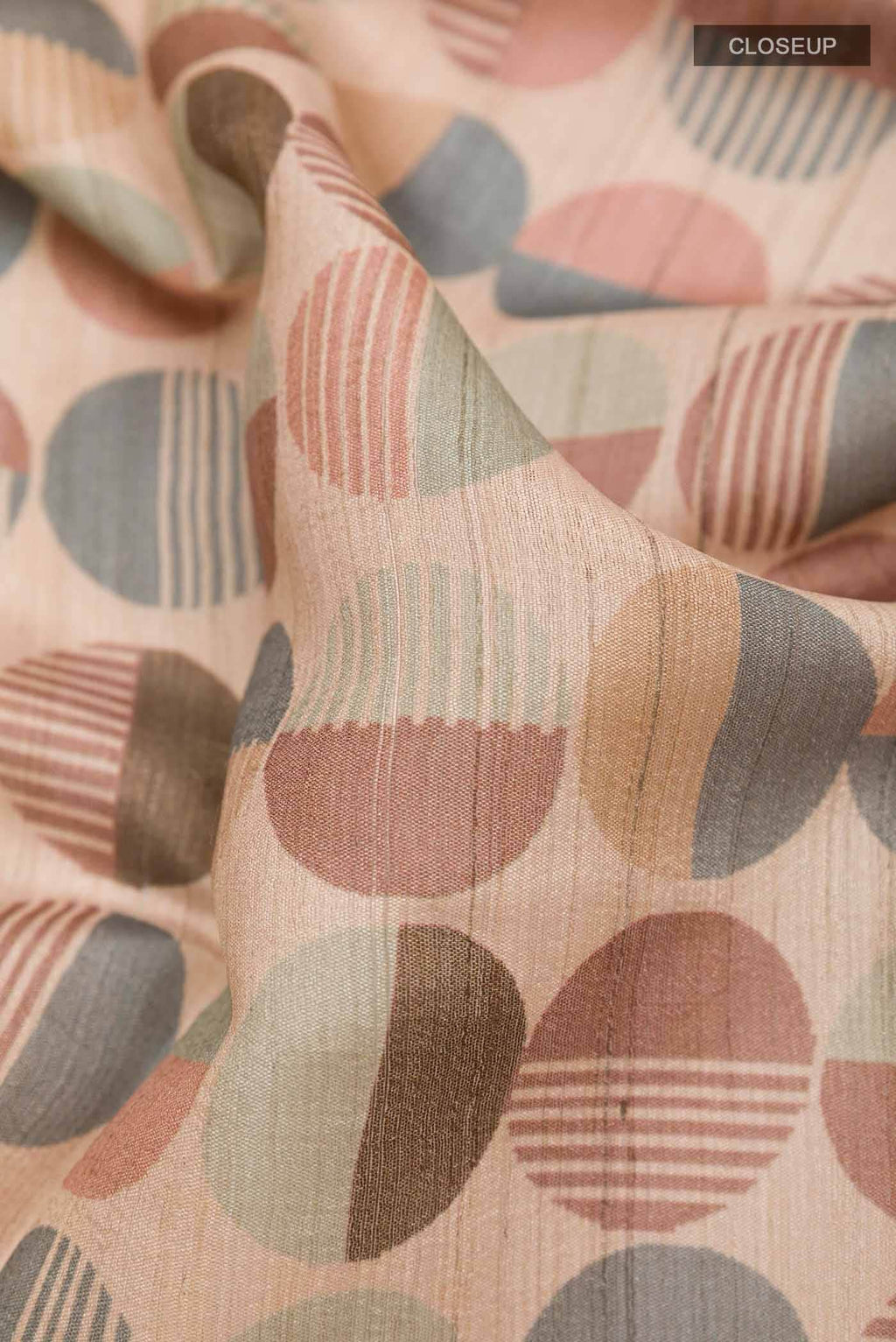 Imperial Pink Tussar Saree