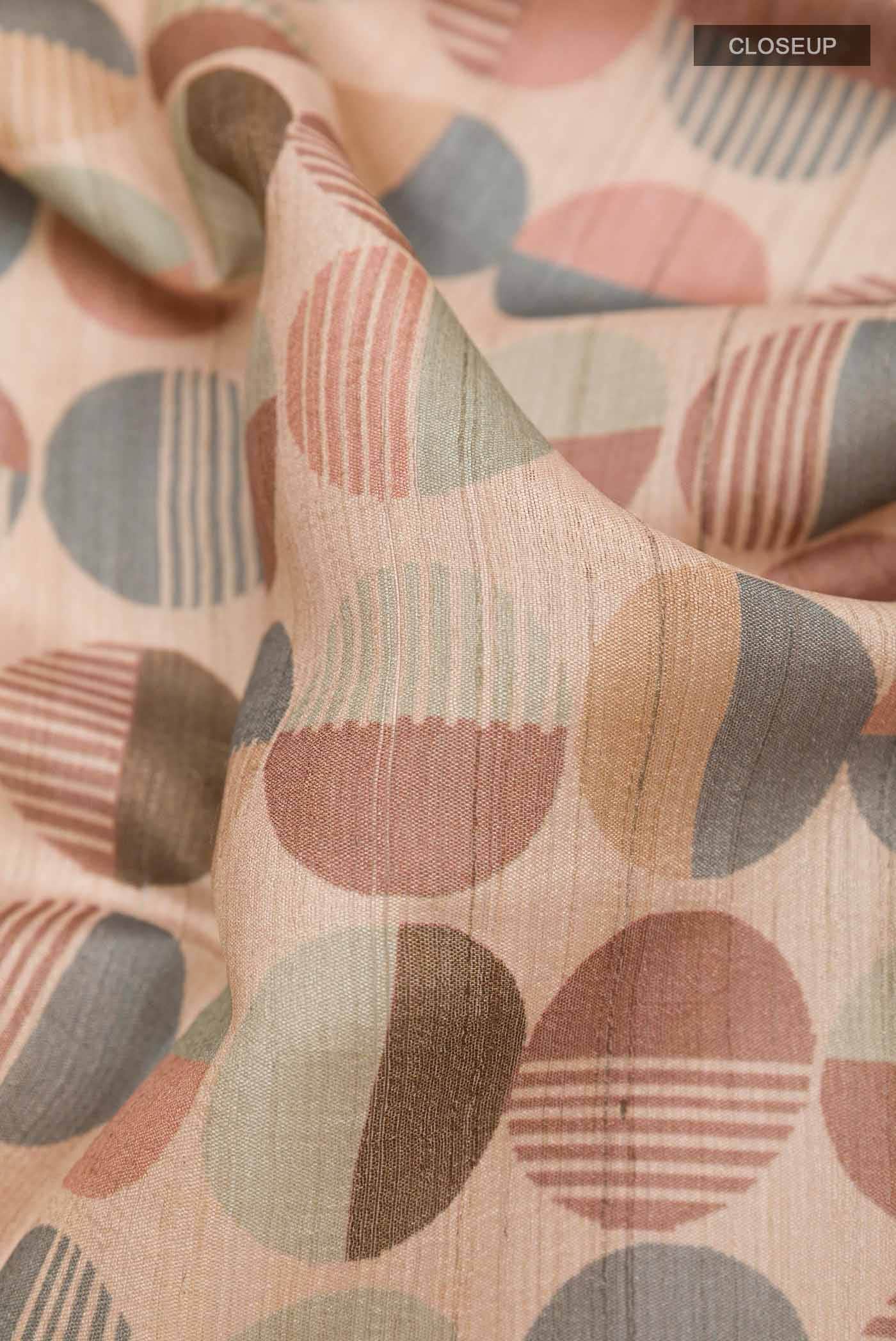 Imperial Pink Tussar Saree