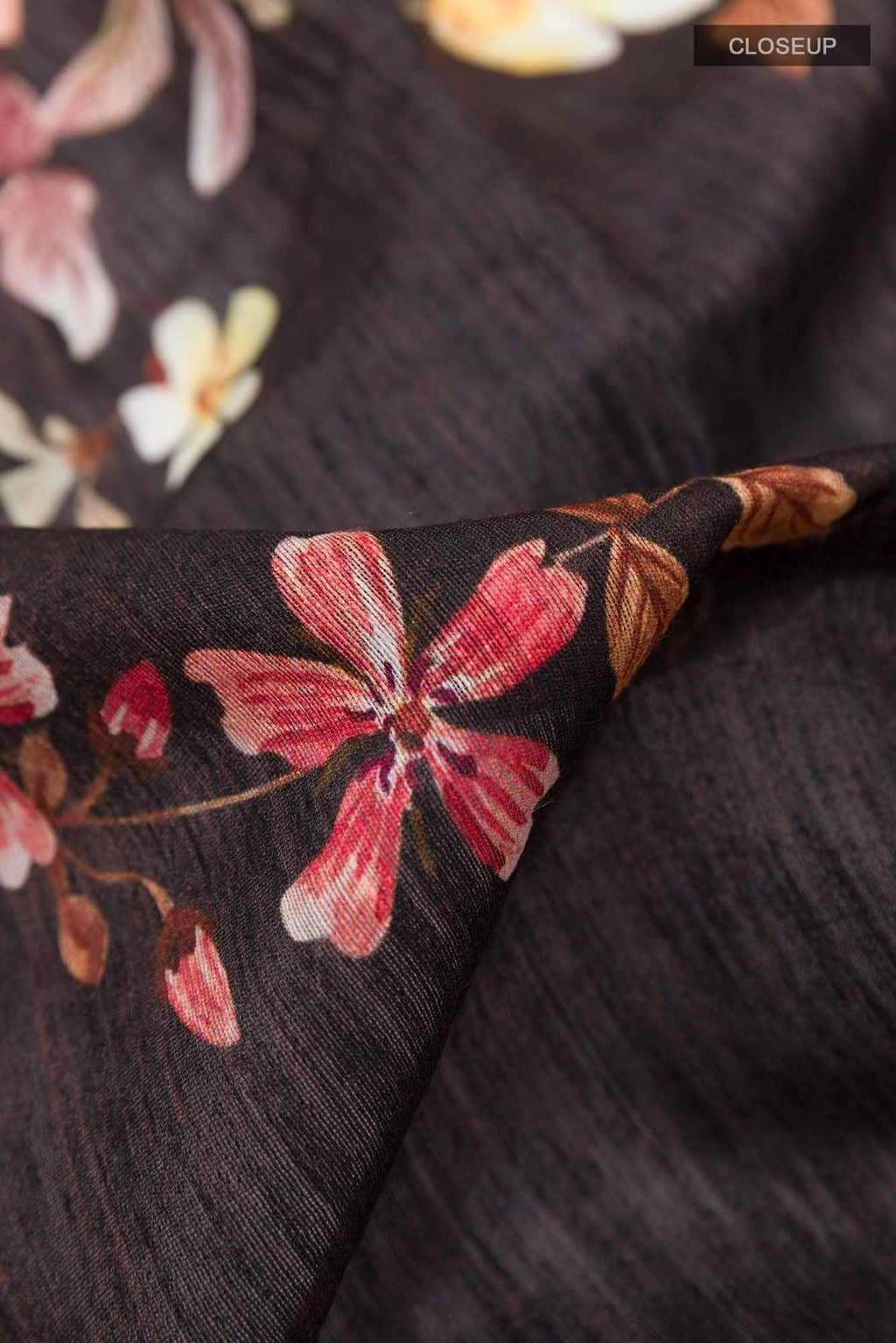 Black Tussar Saree