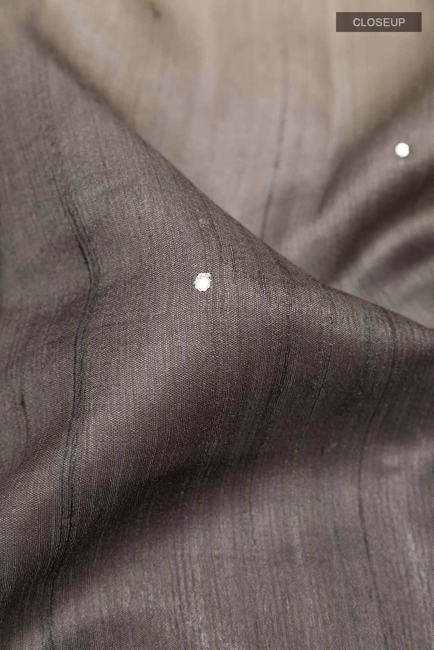 Black Tussar Saree