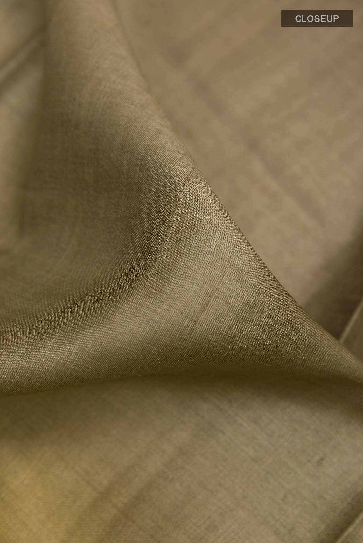 Brown Tussar Saree
