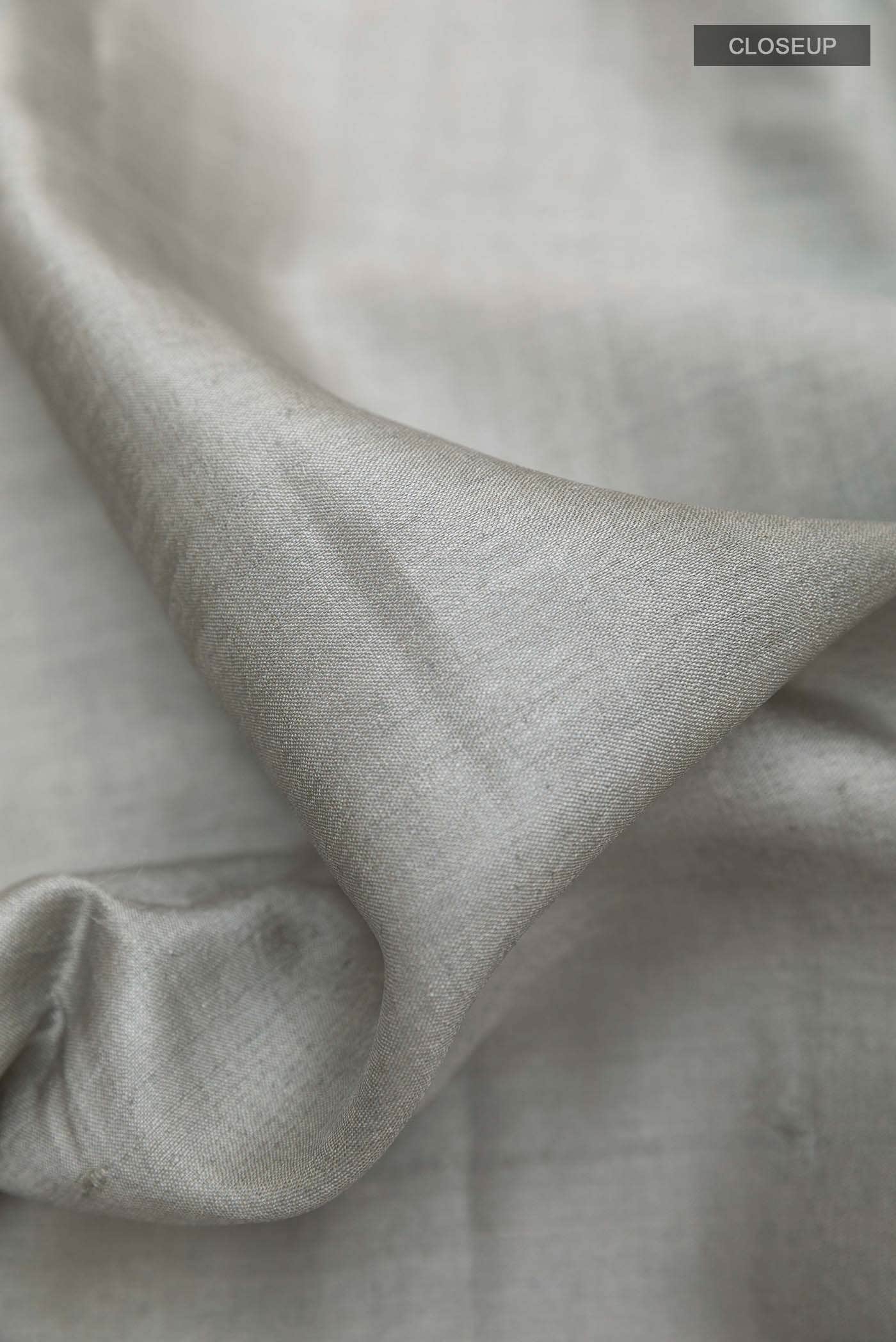 Grey Tussar Saree