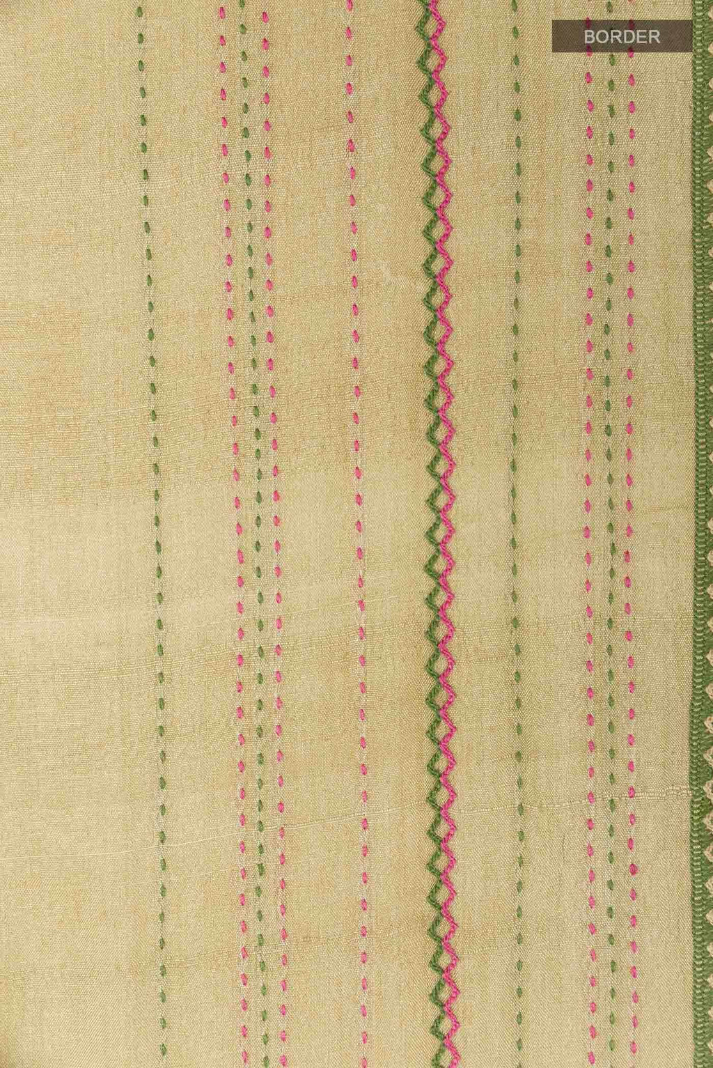 Beige Tussar Saree
