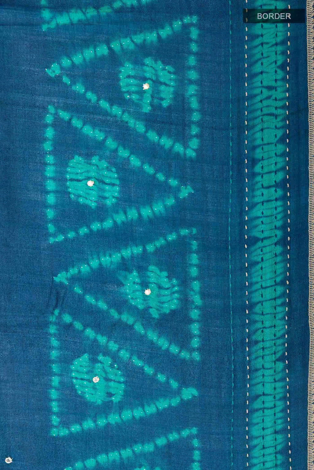 Blue Tussar Saree