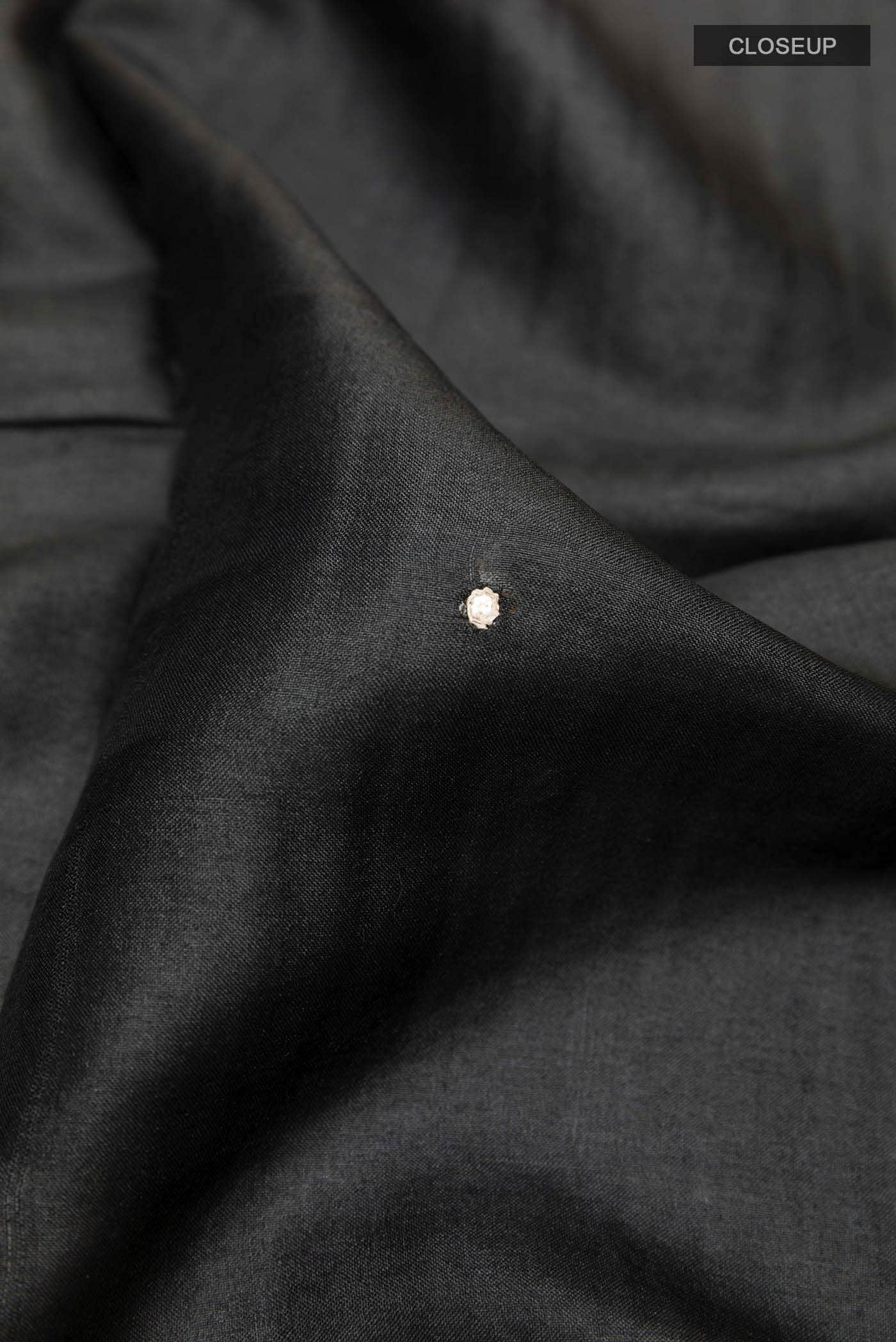 Black Tussar Saree