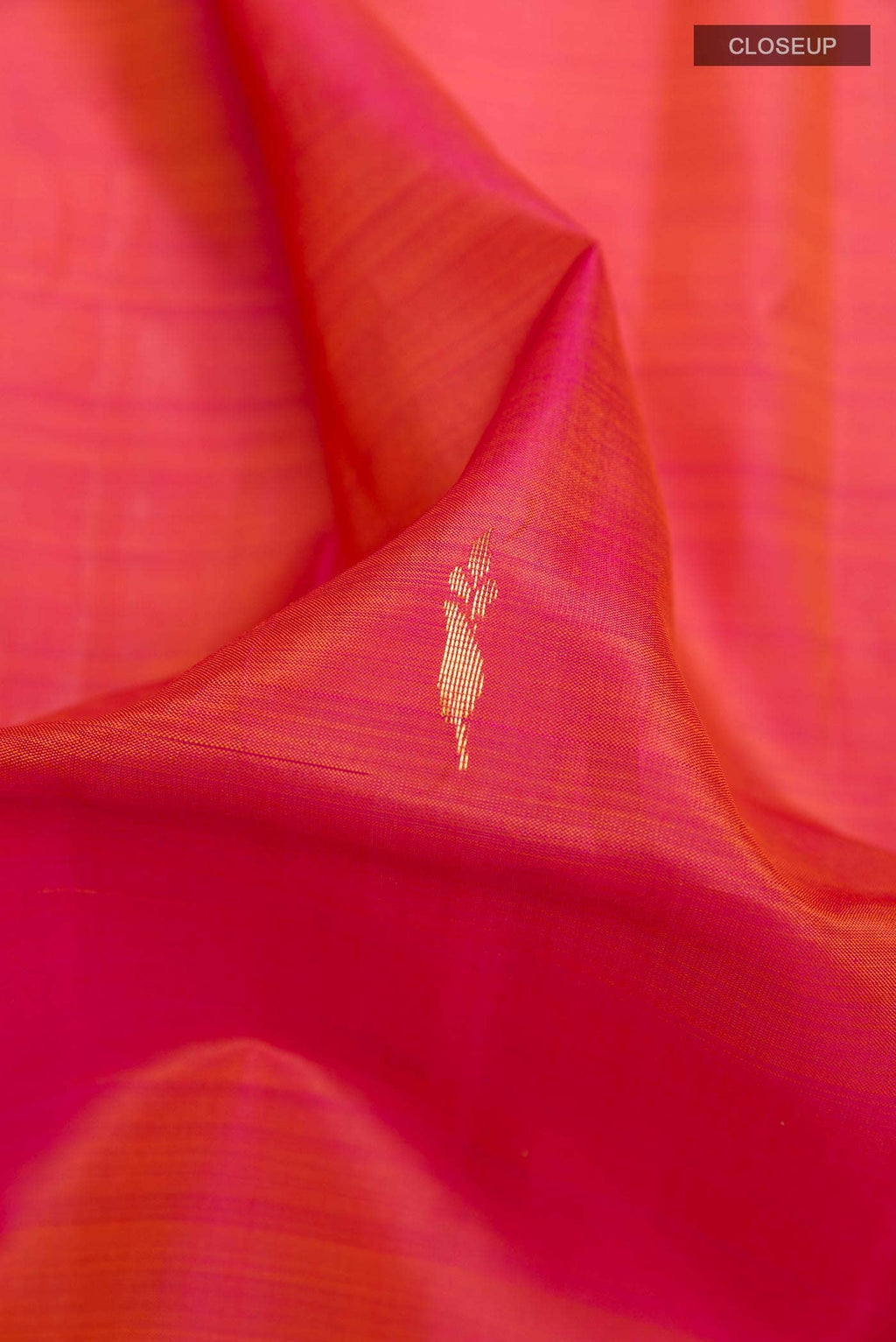 Pink Dual Tone Kanchipuram Silk Saree