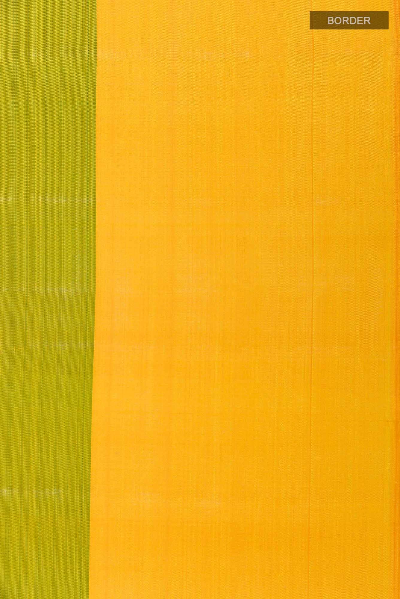 Green Dual Tone Kanchipuram Silk Saree