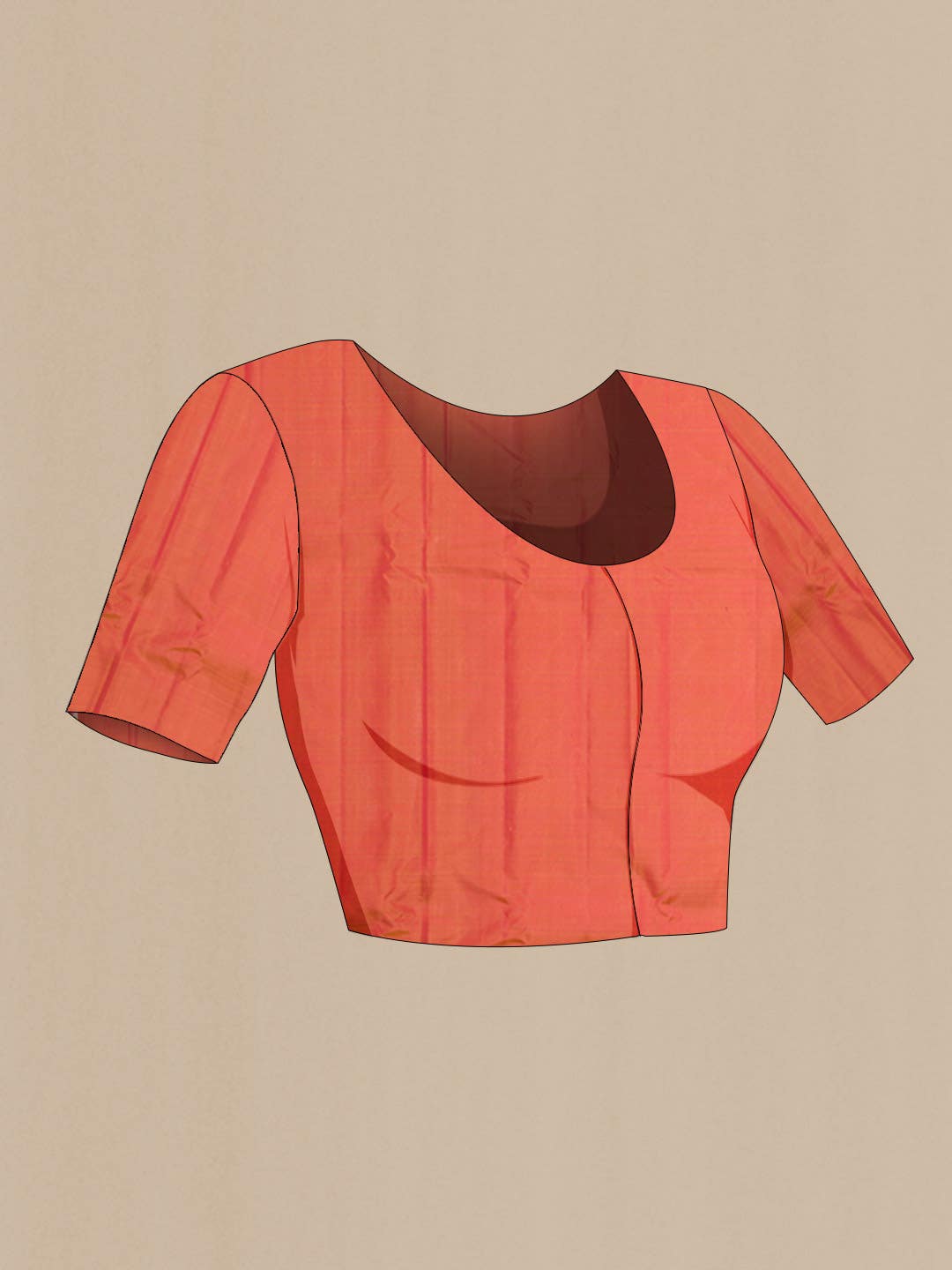 Pink Dual Tone Kanchipuram Silk Saree