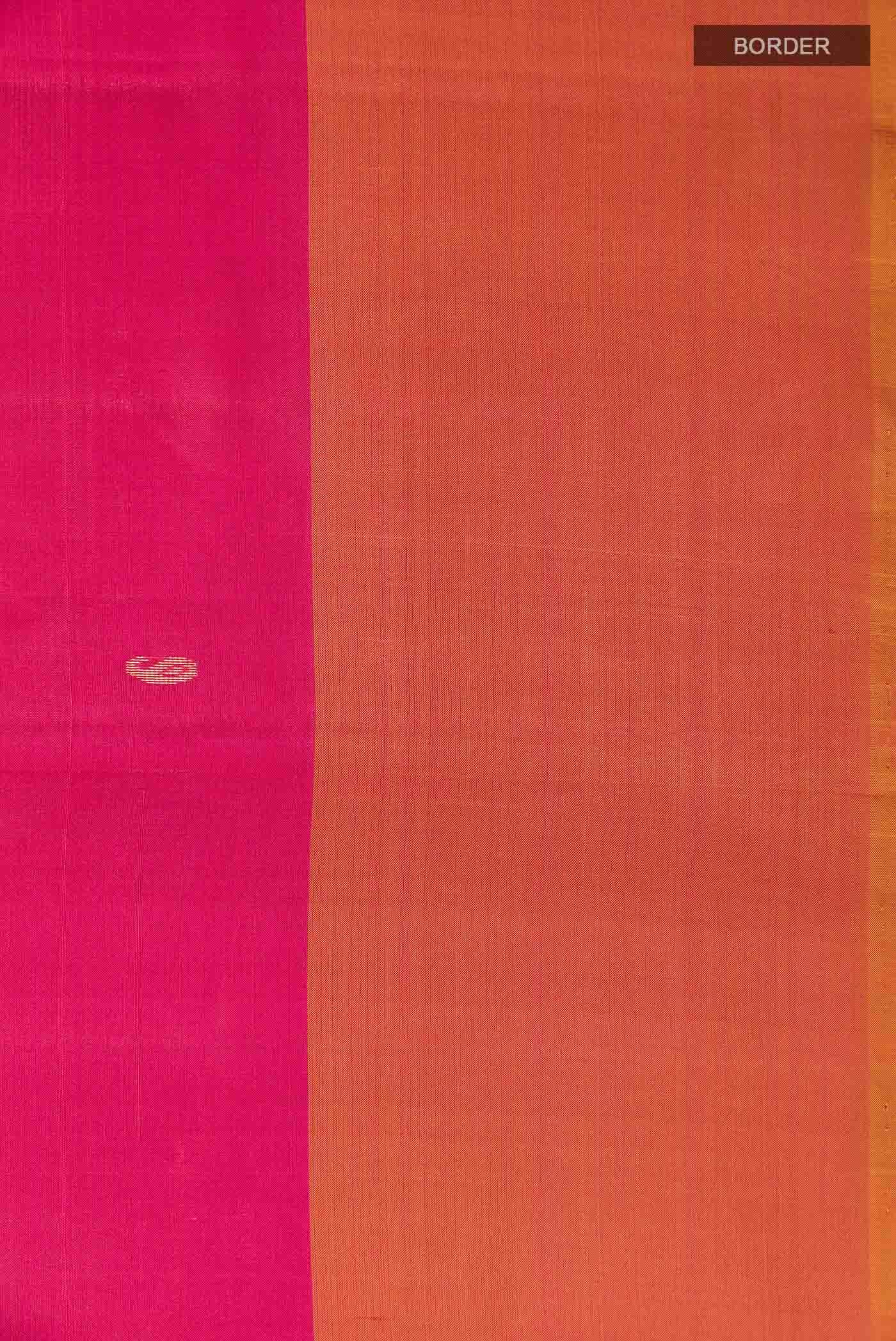 Pink Dual Tone Kanchipuram Silk Saree