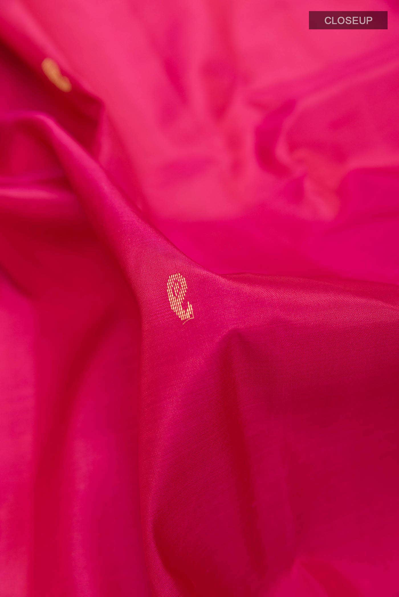 Pink Dual Tone Kanchipuram Silk Saree