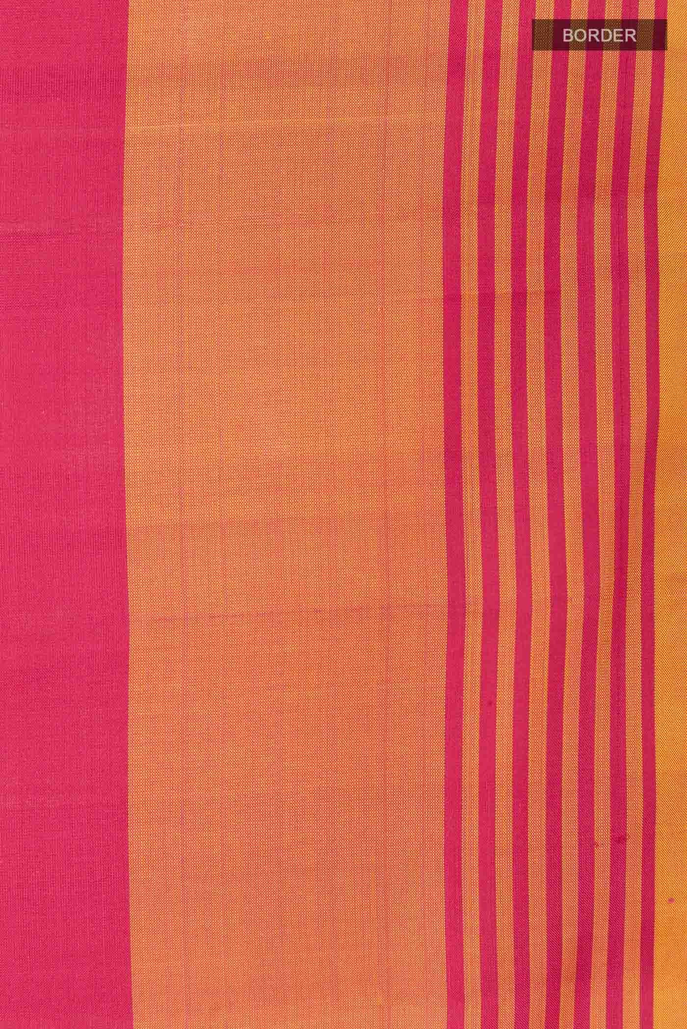 Dark Pink Kanchipuram Silk Saree