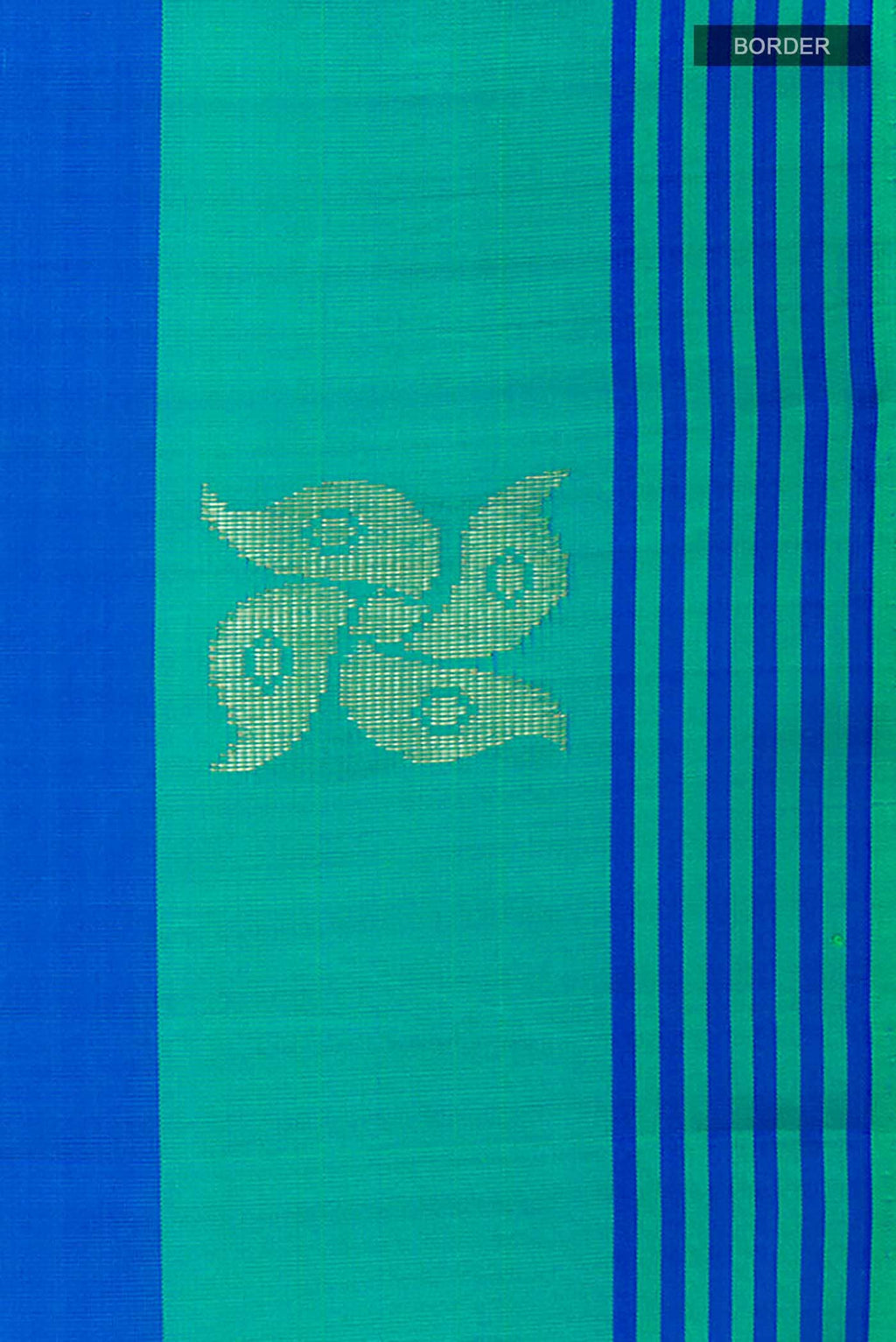 Blue Kanchipuram Silk Saree