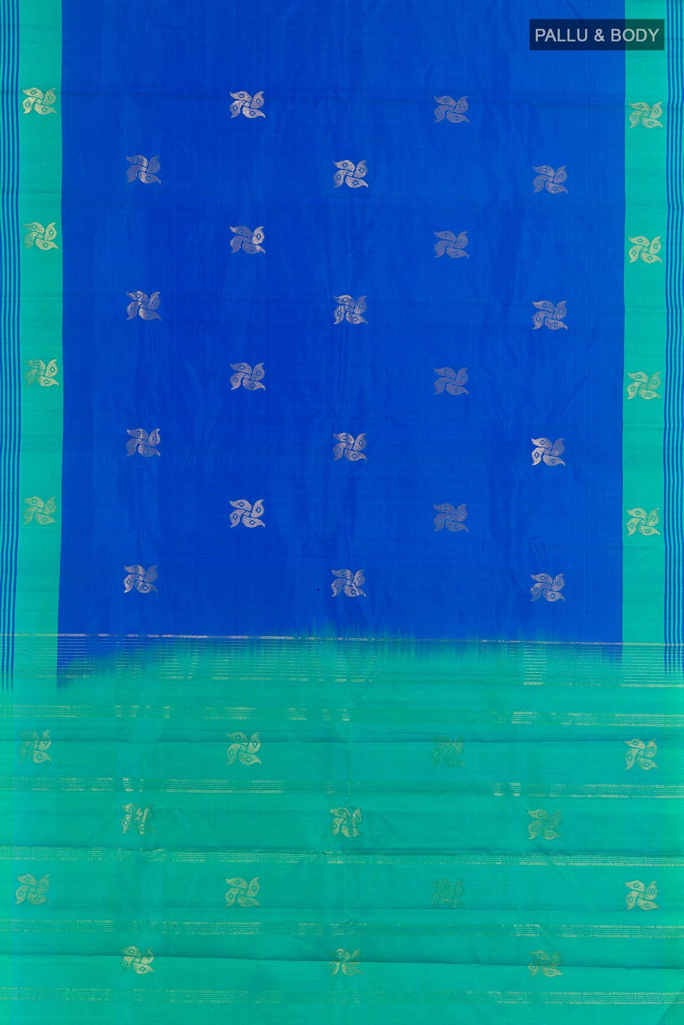 Blue Kanchipuram Silk Saree