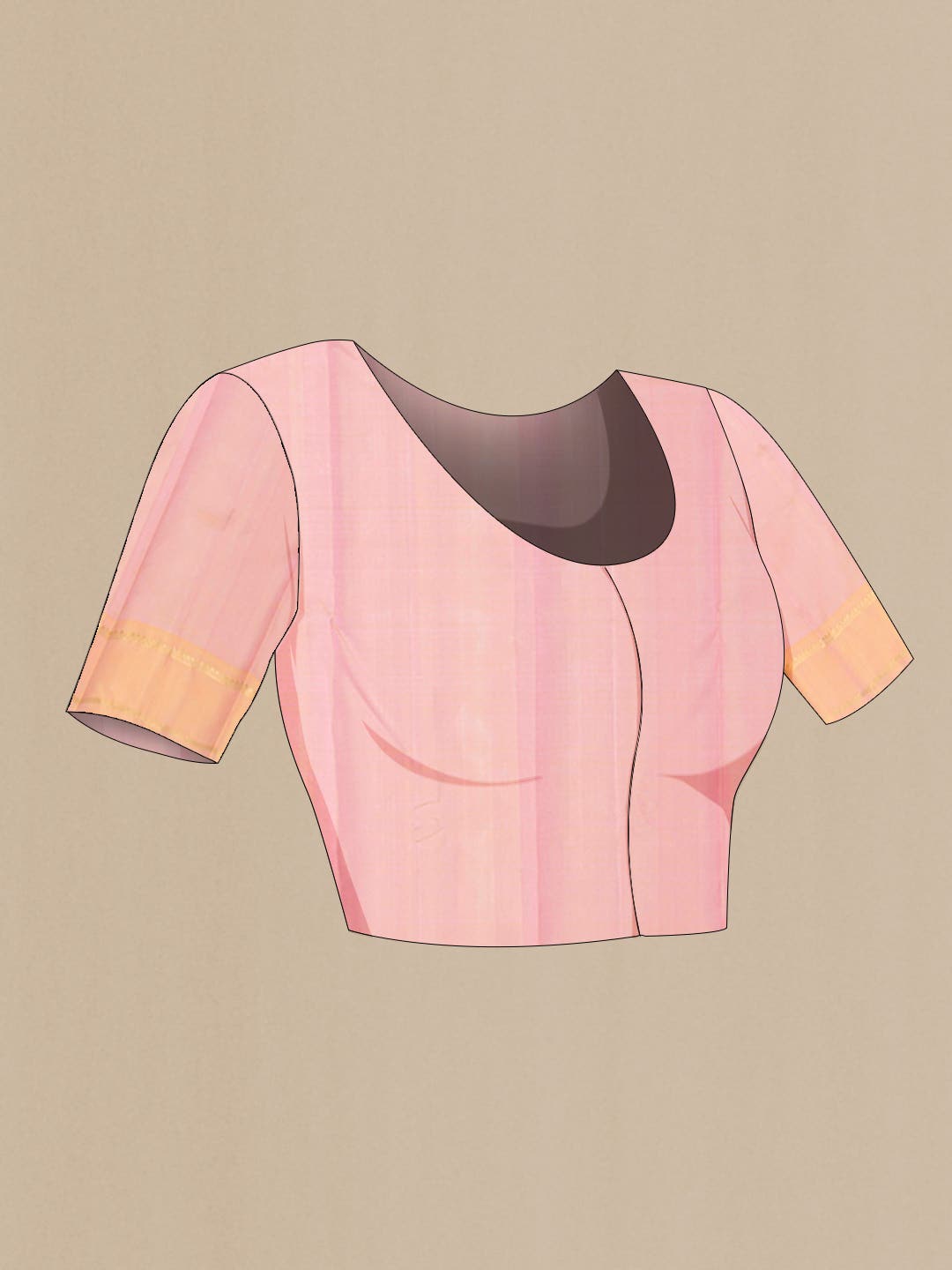 Pink Kanchipuram Silk Saree