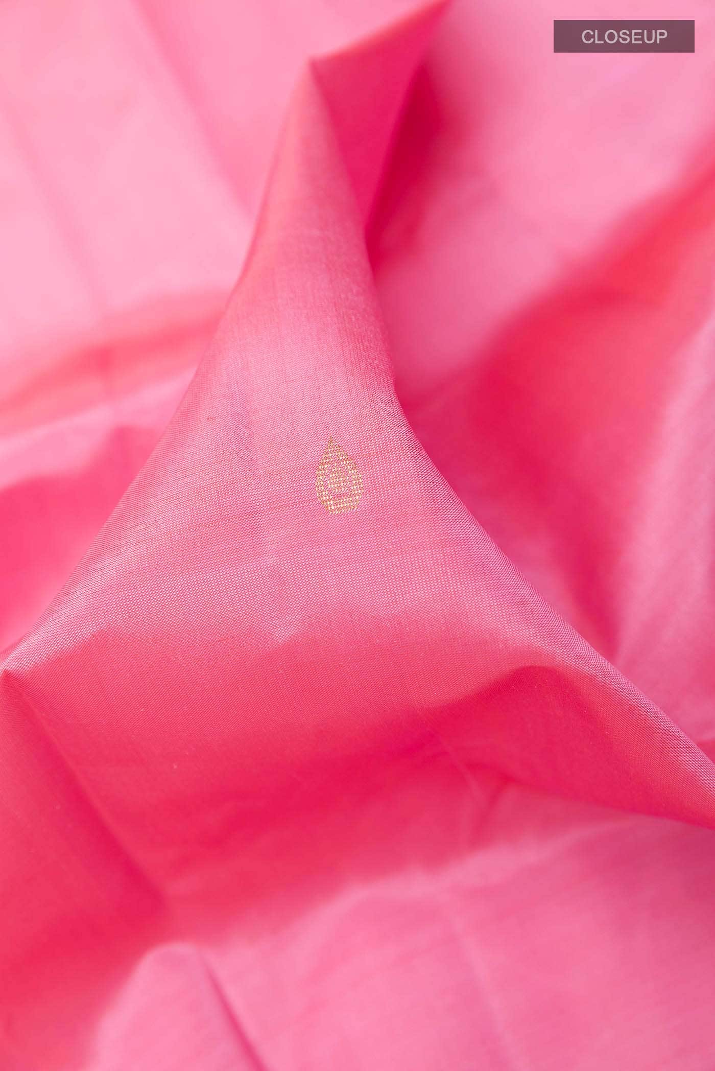 Pink Kanchipuram Silk Saree