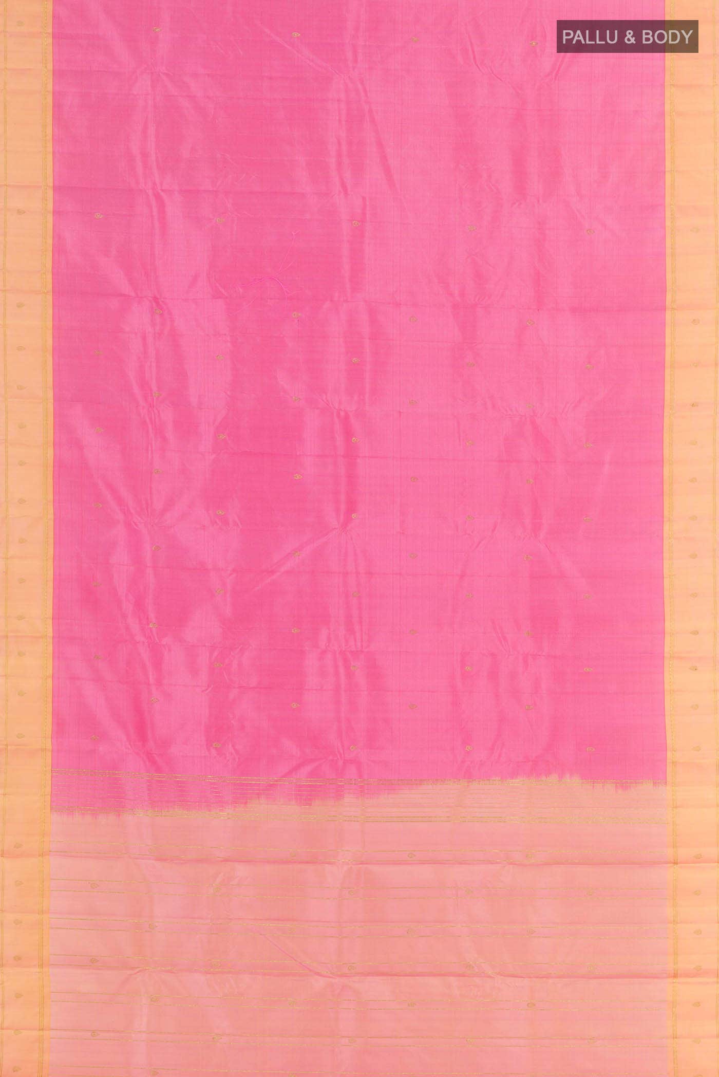 Pink Kanchipuram Silk Saree