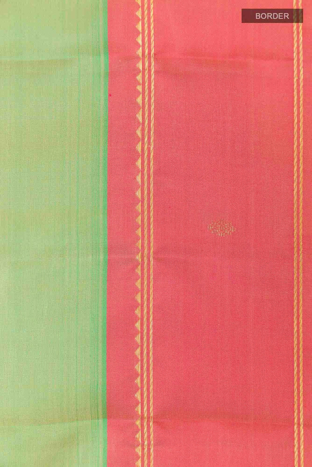 Green Dual Tone Kanchipuram Silk Saree