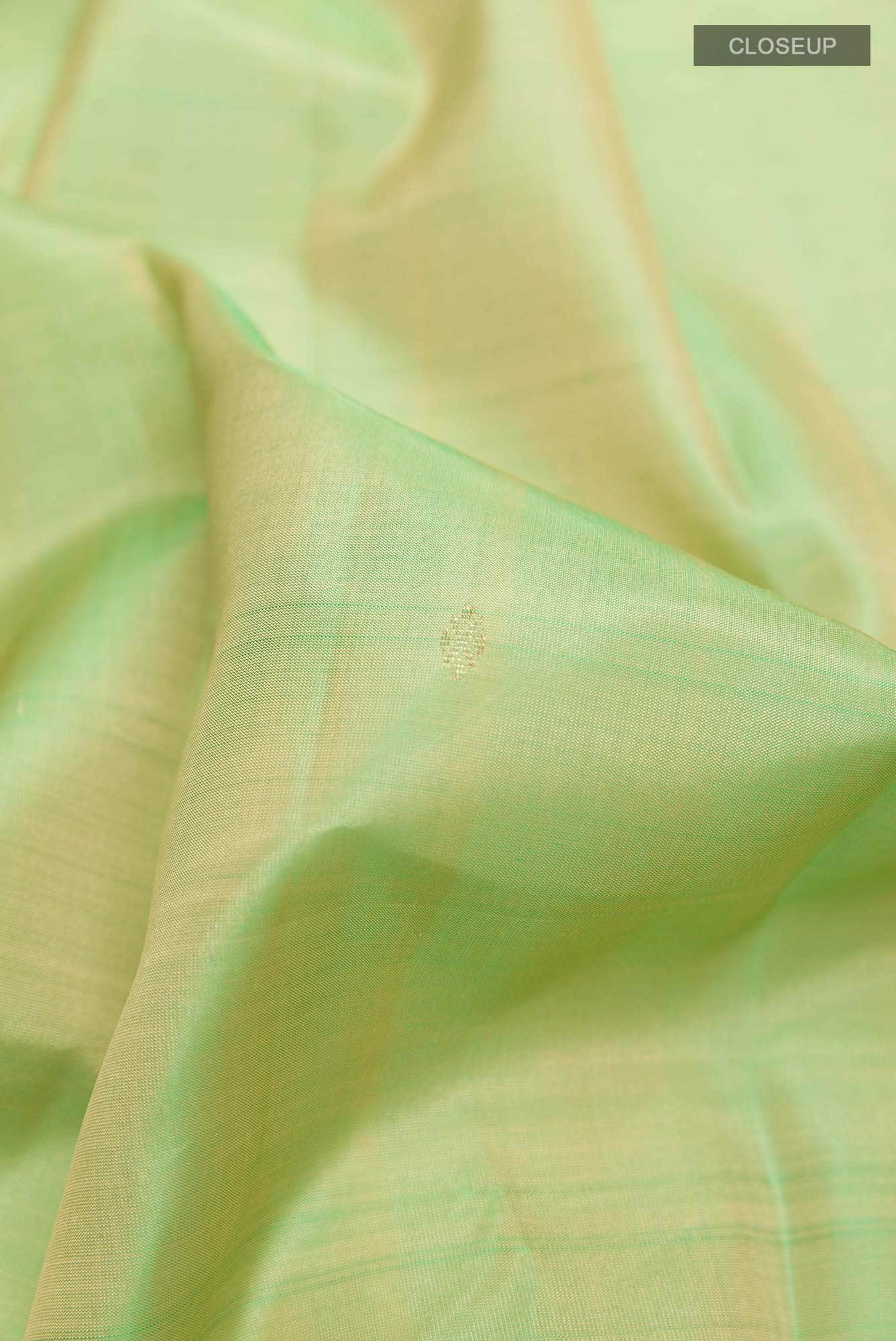 Green Dual Tone Kanchipuram Silk Saree