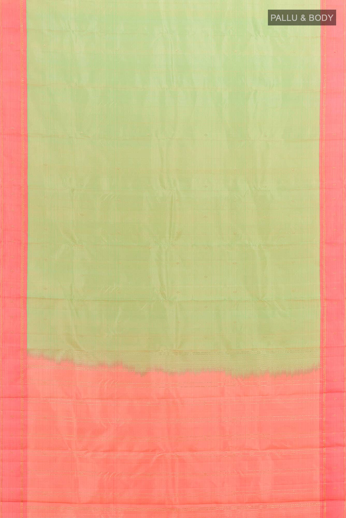 Green Dual Tone Kanchipuram Silk Saree