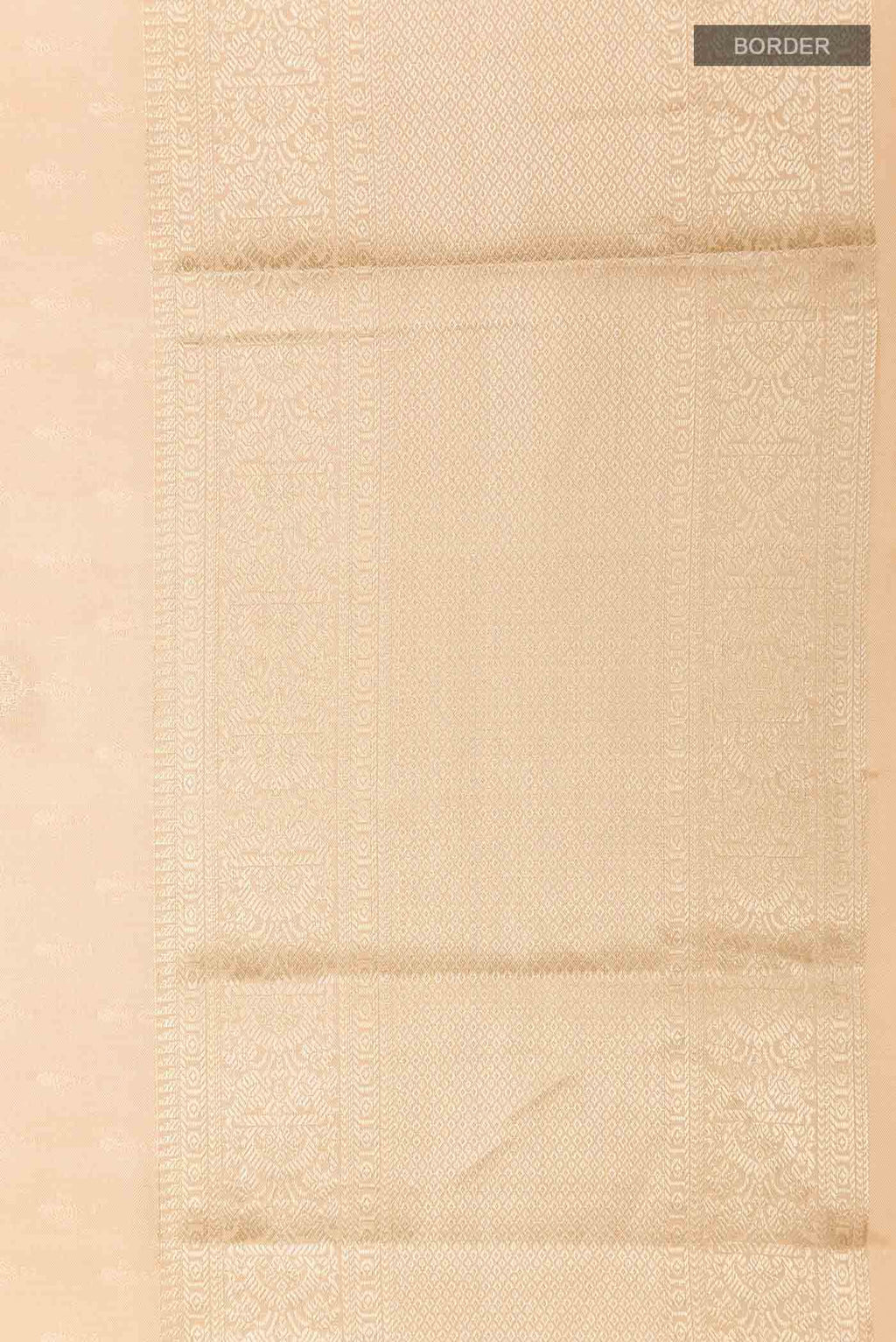Beige Kanchipuram Silk Saree