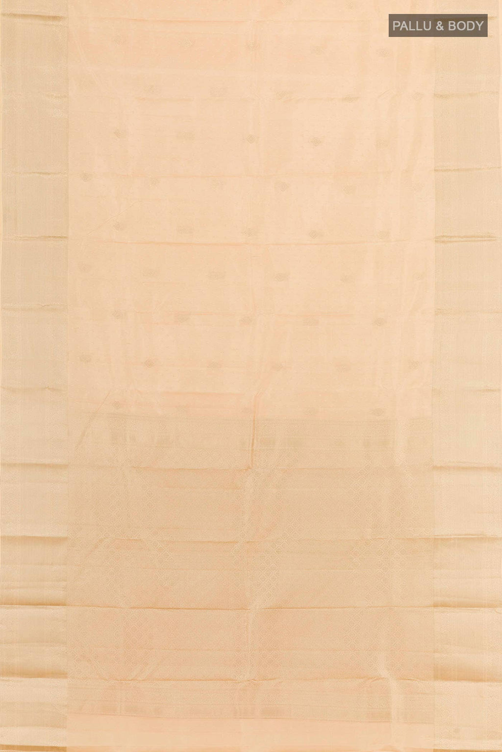 Beige Kanchipuram Silk Saree