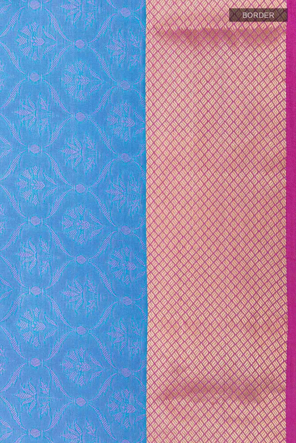Blue Kanchipuram Silk Saree