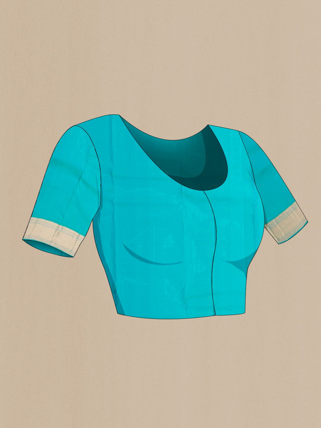 Orange Dual Tone Kanchipuram Silk Saree