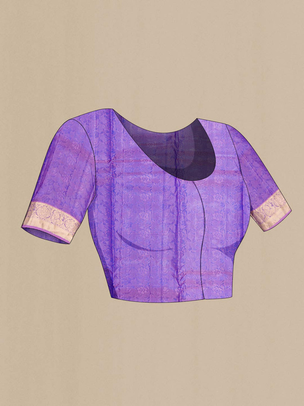 Peacock Blue Kanchipuram Silk Saree