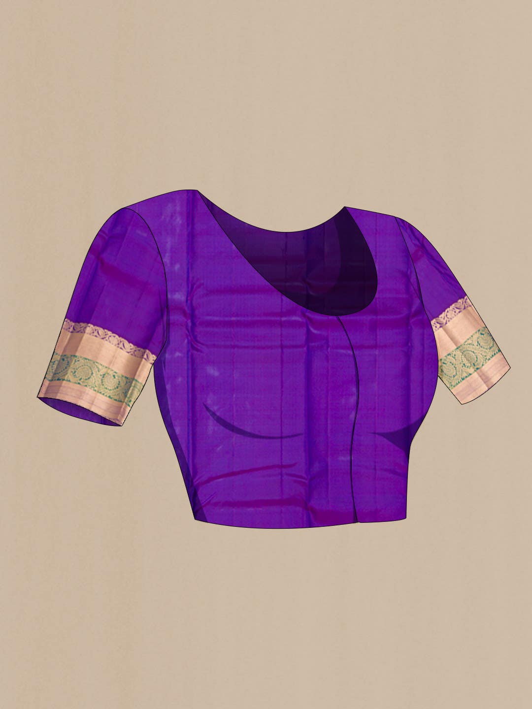 Navy Blue Kanchipuram Silk Saree