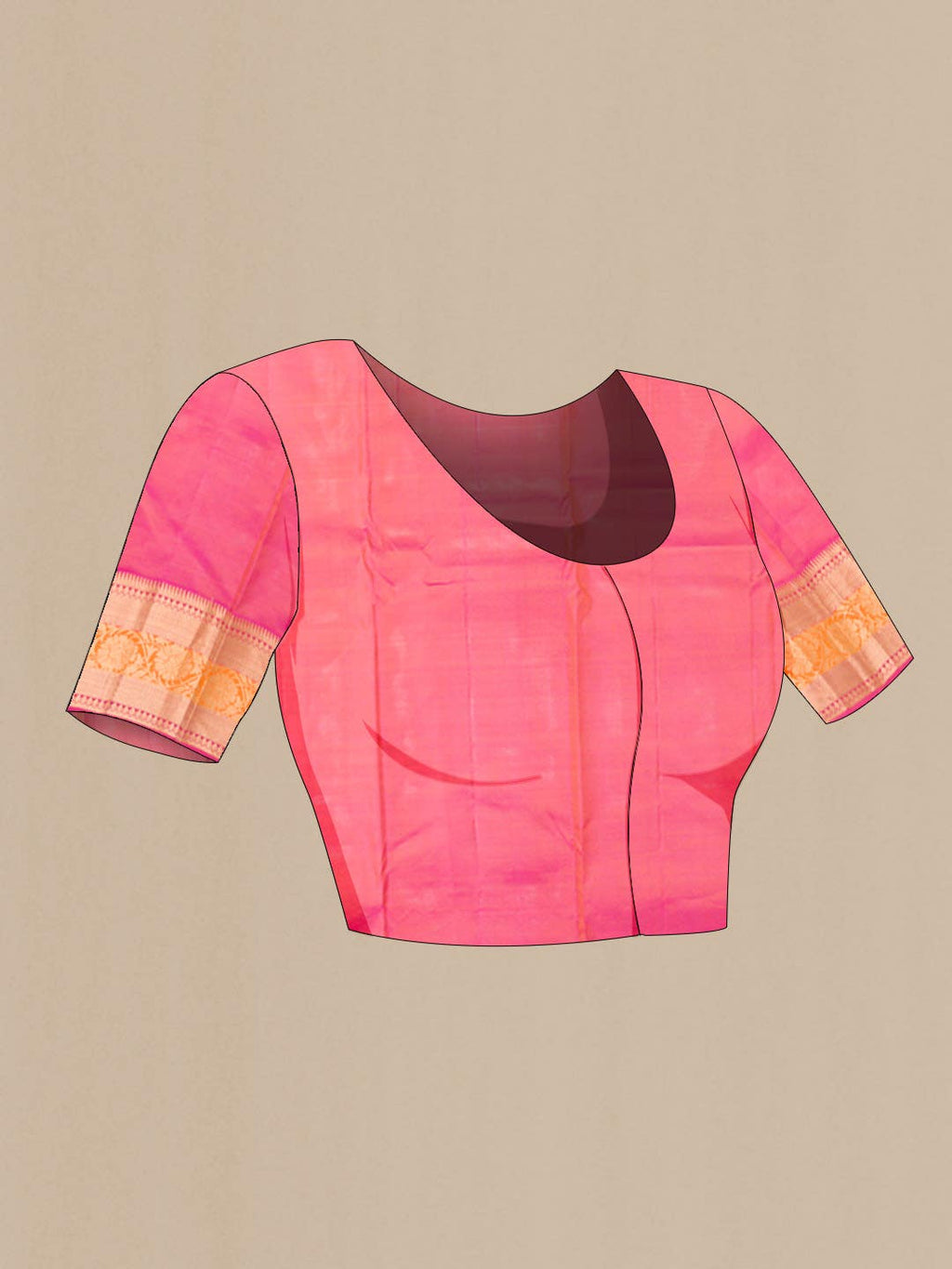 Parrot Green Dual Tone Kanchipuram Silk Saree