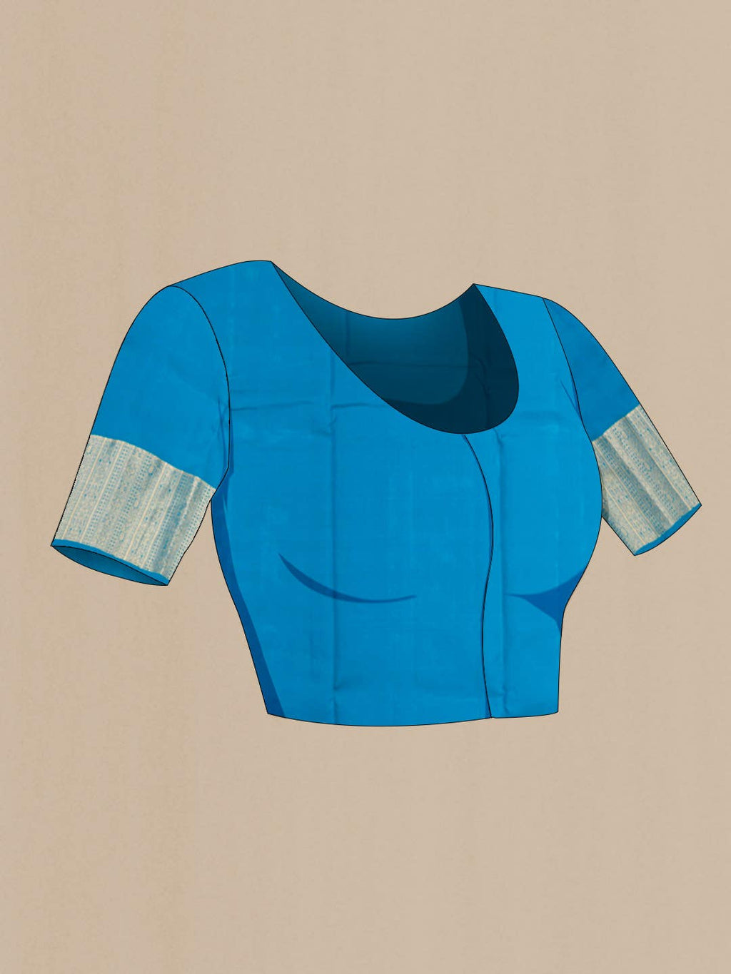 Blue Kanchipuram Silk Saree