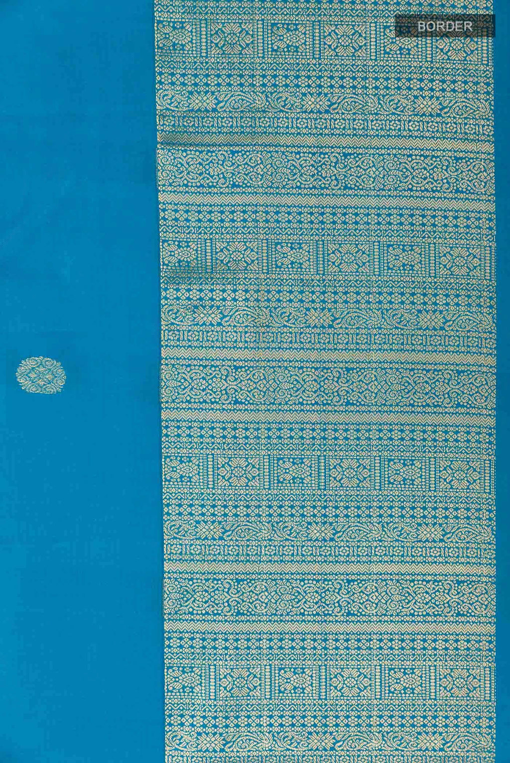 Blue Kanchipuram Silk Saree