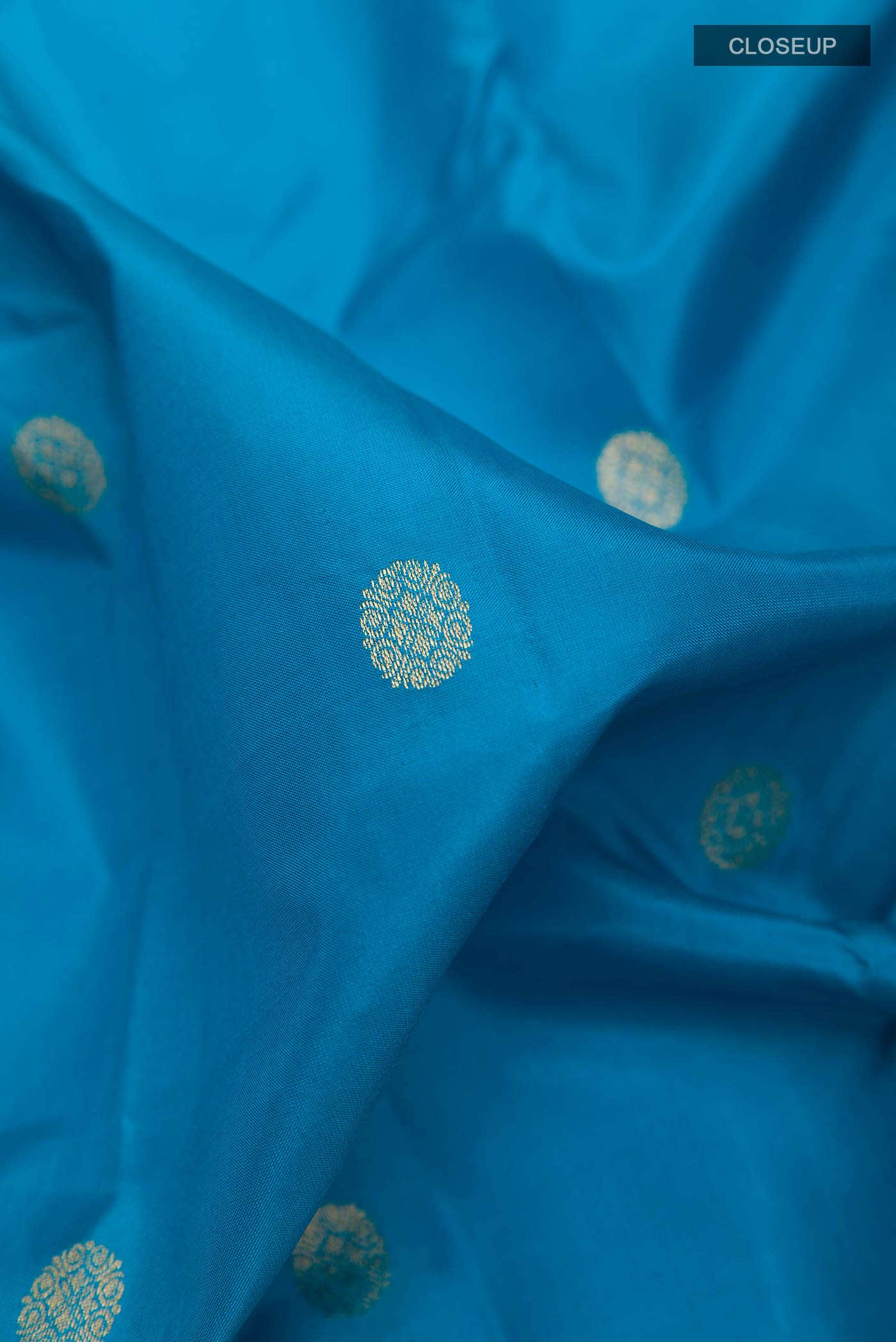 Blue Kanchipuram Silk Saree