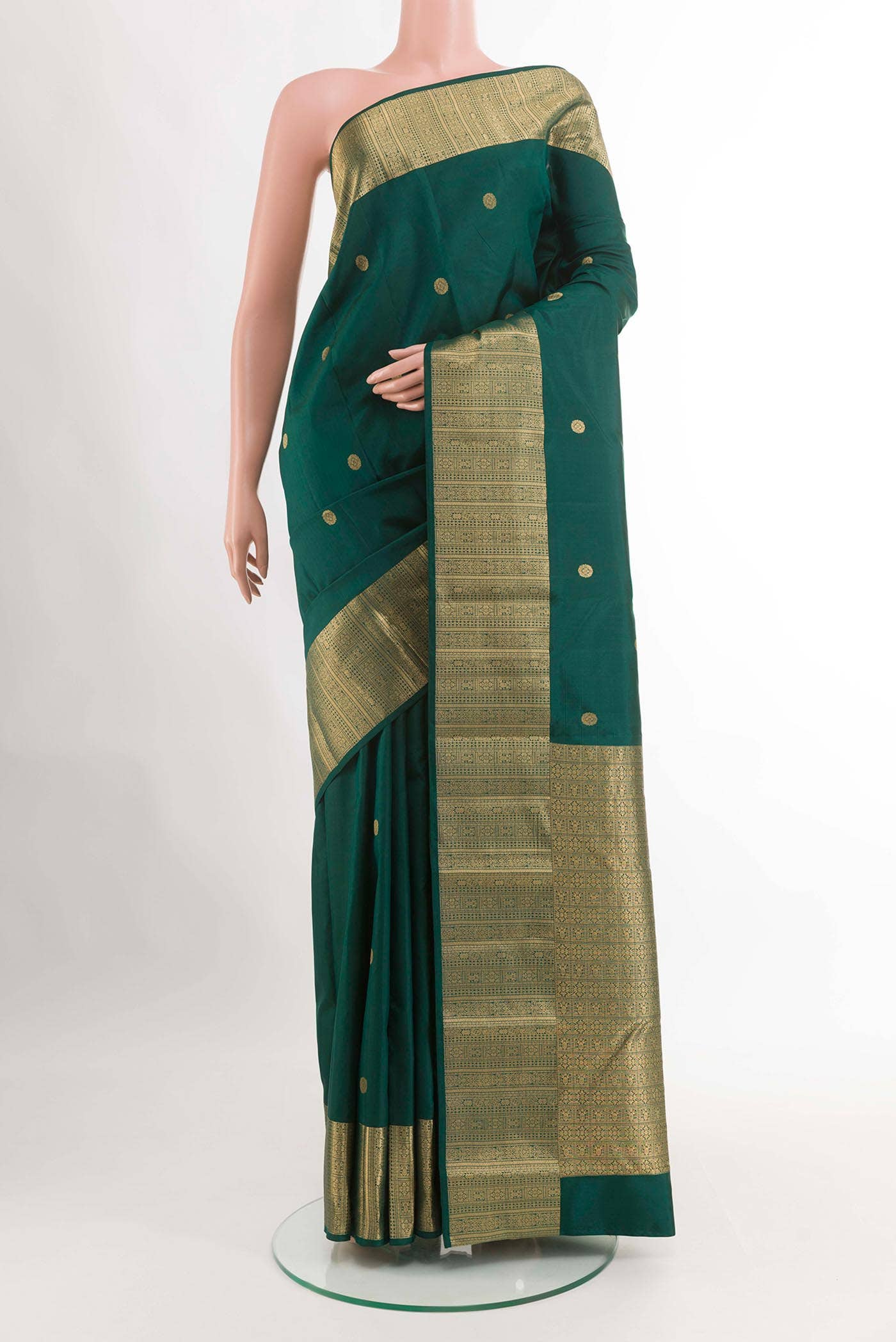 Green Kanchipuram Silk Saree