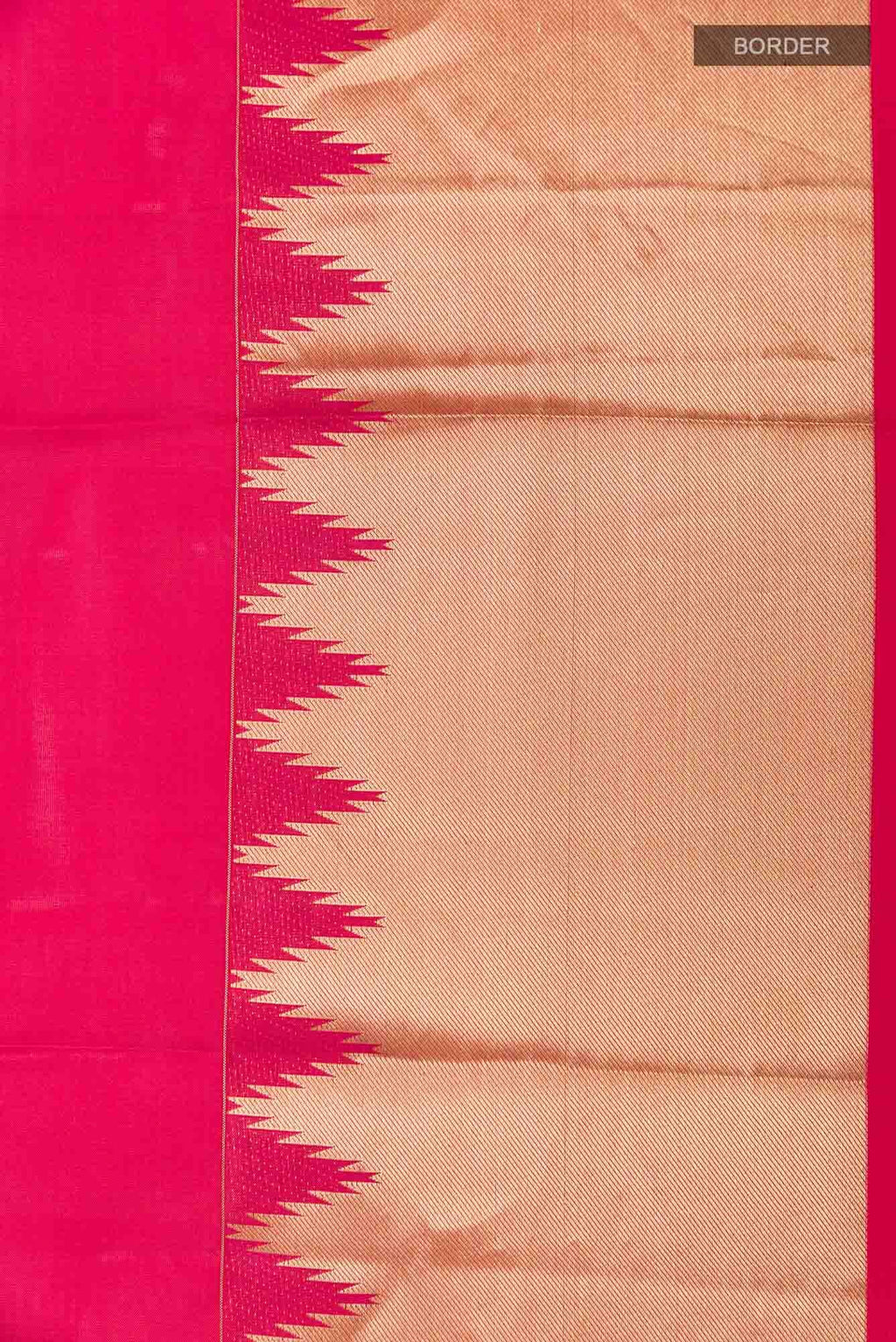 Dark Pink Kanchipuram Silk Saree