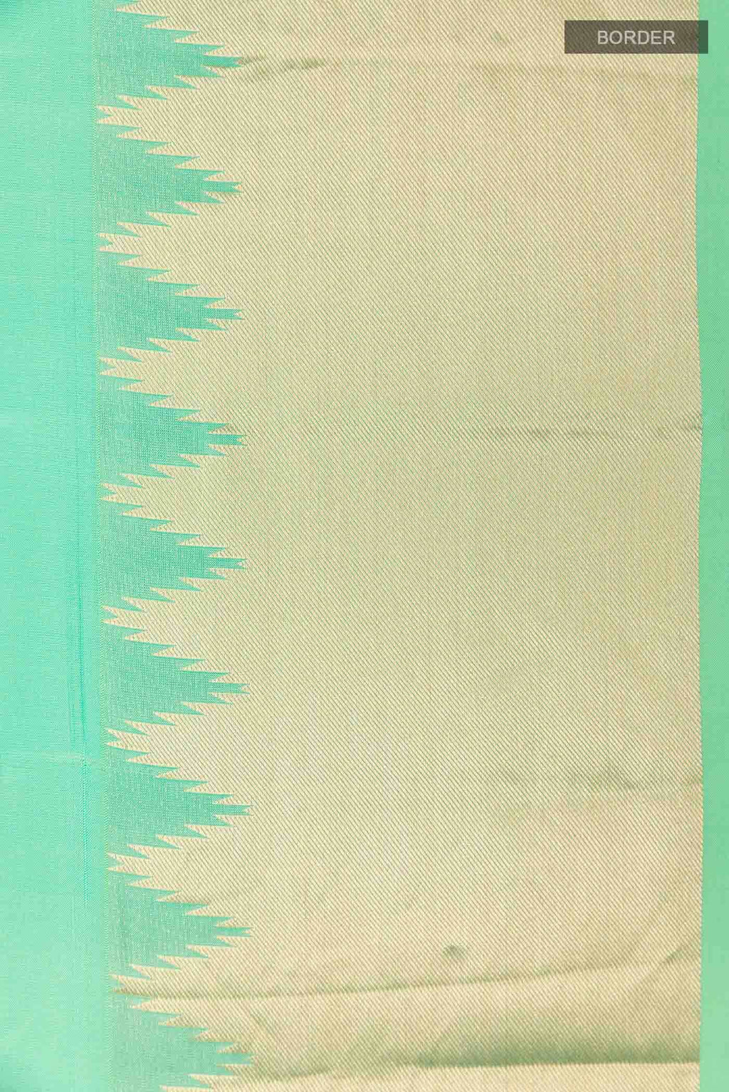 Sea Green Dual Tone Kanchipuram Silk Saree