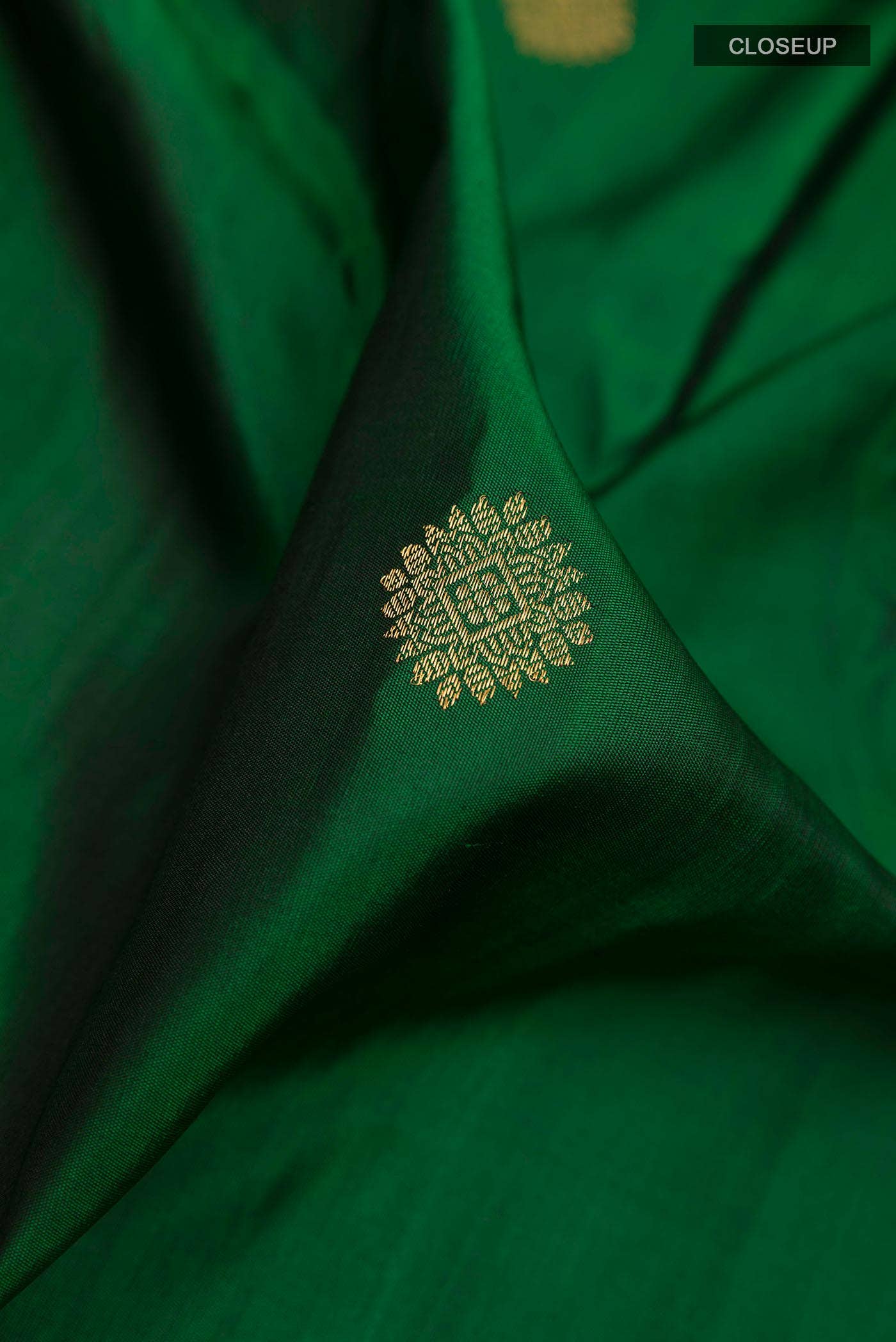 Green Gadwal Silk Saree