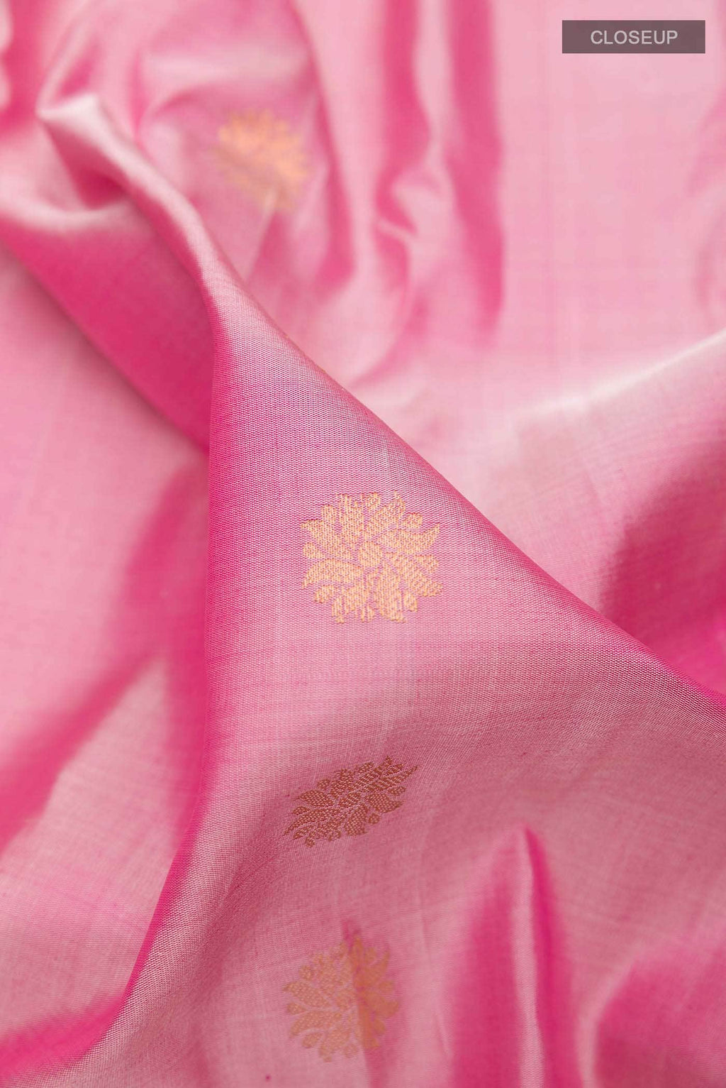 Pink Gadwal Silk Saree