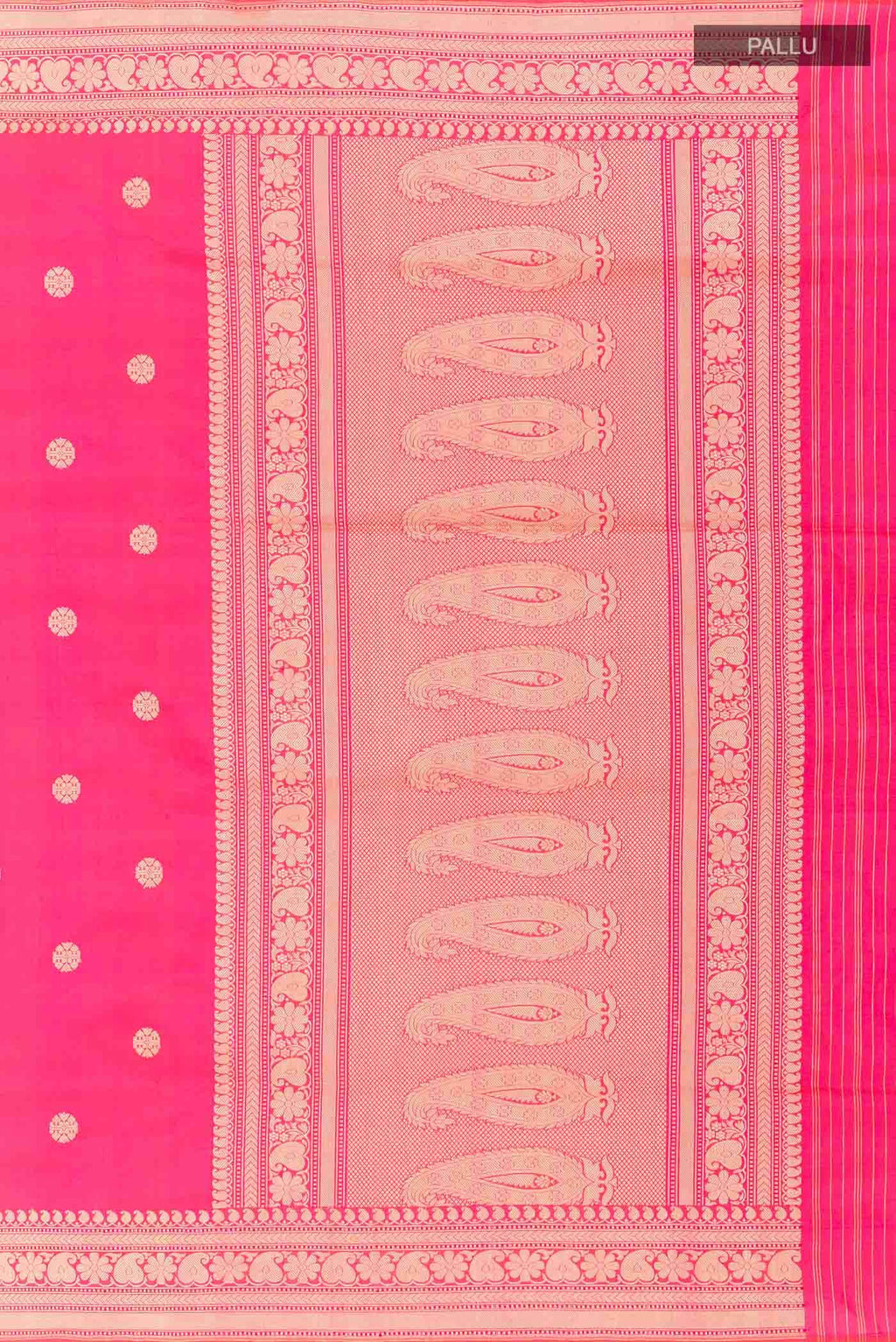 Pink Dual Tone Banarasi Silk Saree