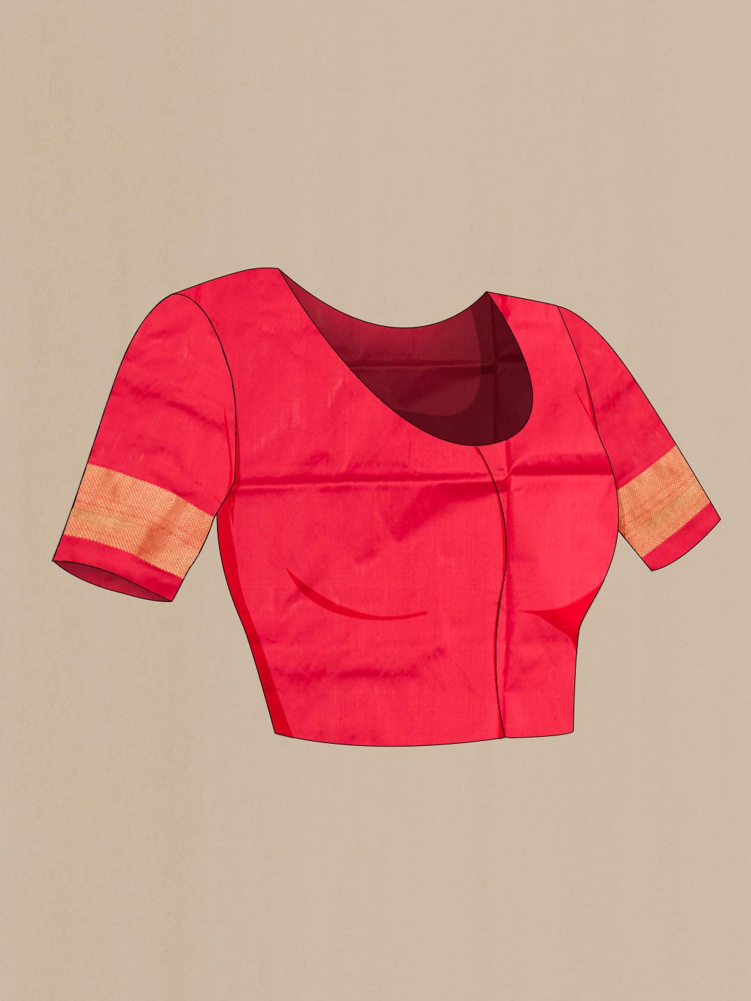 Off White Pochampally Silk Saree