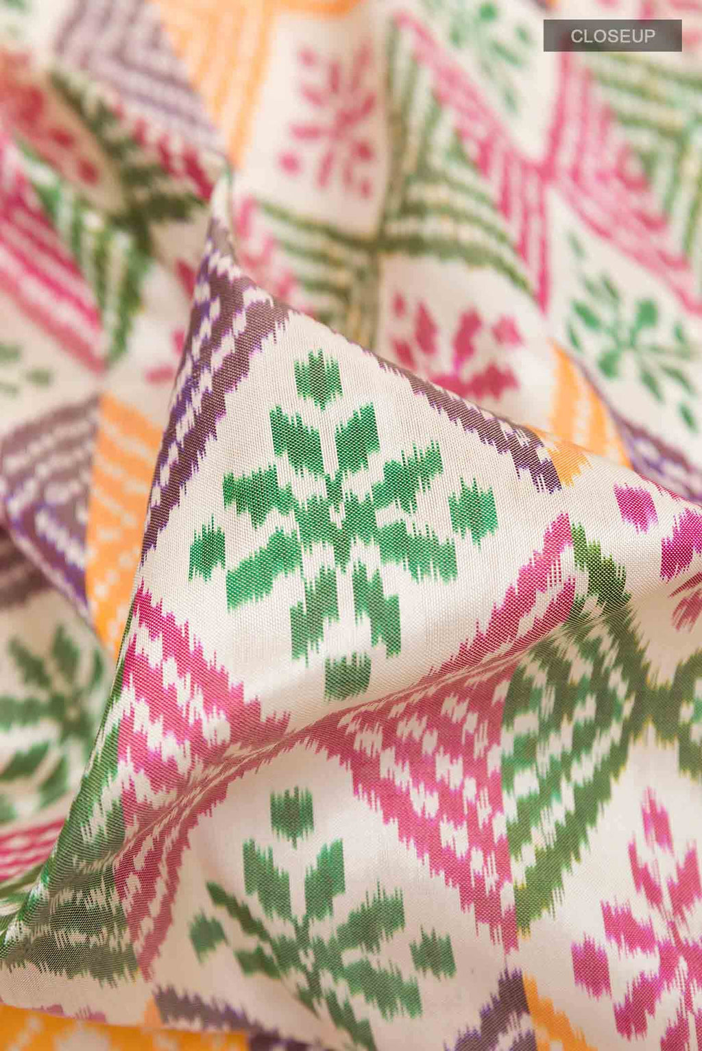 Multi Pochampally Silk Saree