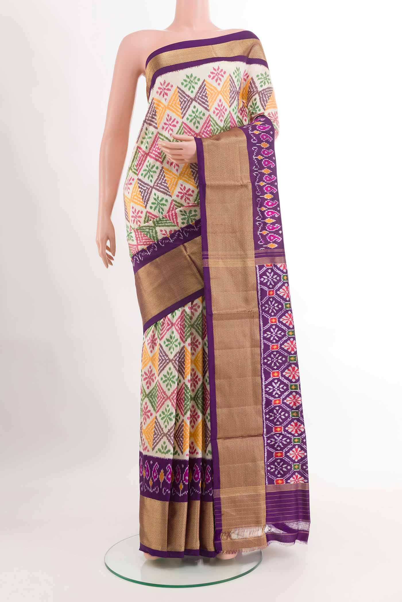 Multi Pochampally Silk Saree